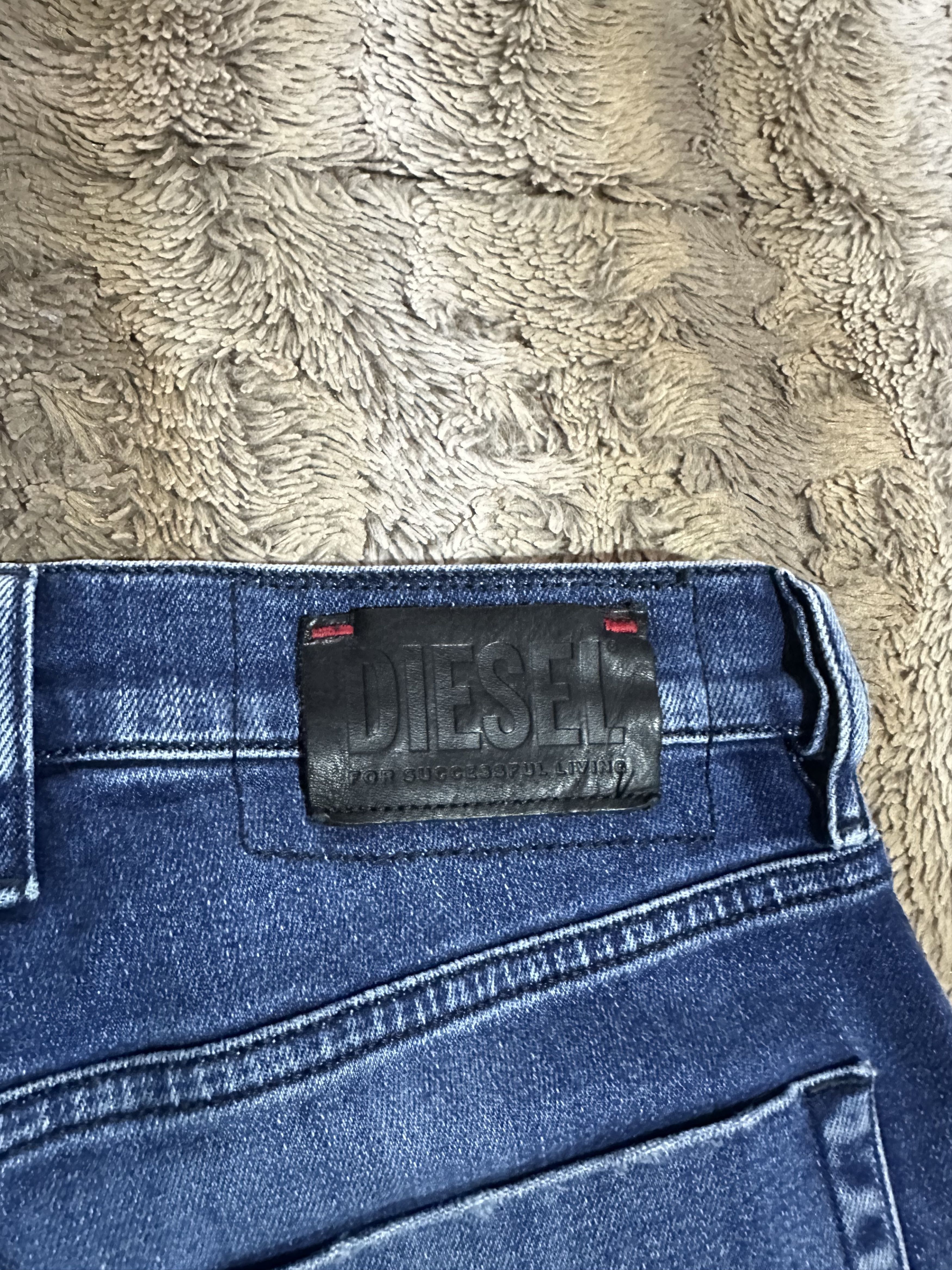 Diesel Diesel Men’s Slim Fit Blue Jeans Denim Classic Wash Size US 32 / EU 48 - 4 Thumbnail