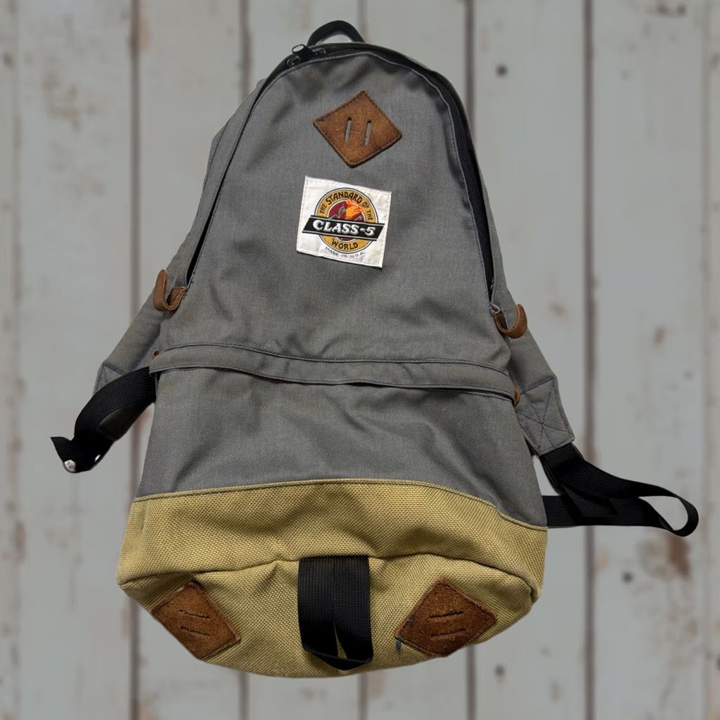 Vintage Vintage Class-5 Mountaineering Teardrop Canvas Backpack Camp Hike Trail Rucksack Size ONE SIZE - 1 Thumbnail