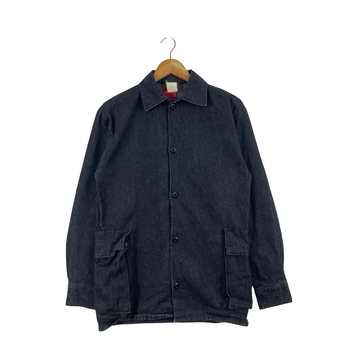 Vintage Vintage HAYSTACK USA Denim Chore Jacket Button Up Workwear Size US S / EU 44-46 / 1 - 3 Thumbnail