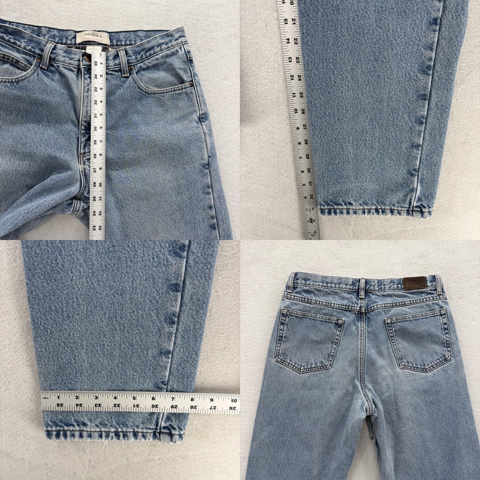 Vintage VINTAGE L.L.Bean Double L Natural Fit Jeans Mens Secret? (Wait) Size US 33 - 8 Thumbnail