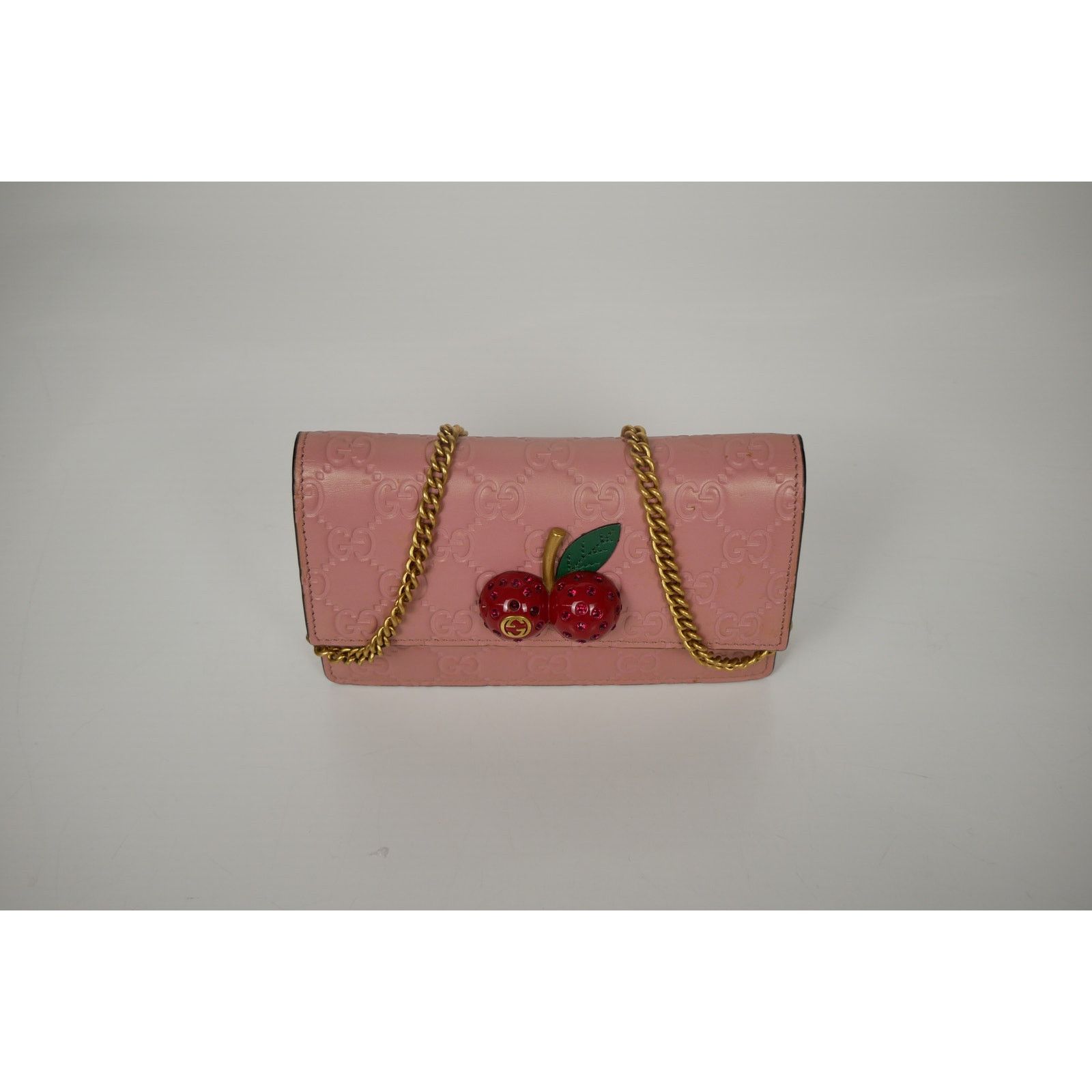 Gucci Gucci Cherries Wallet on Chain Mini Size ONE SIZE - 4 Thumbnail