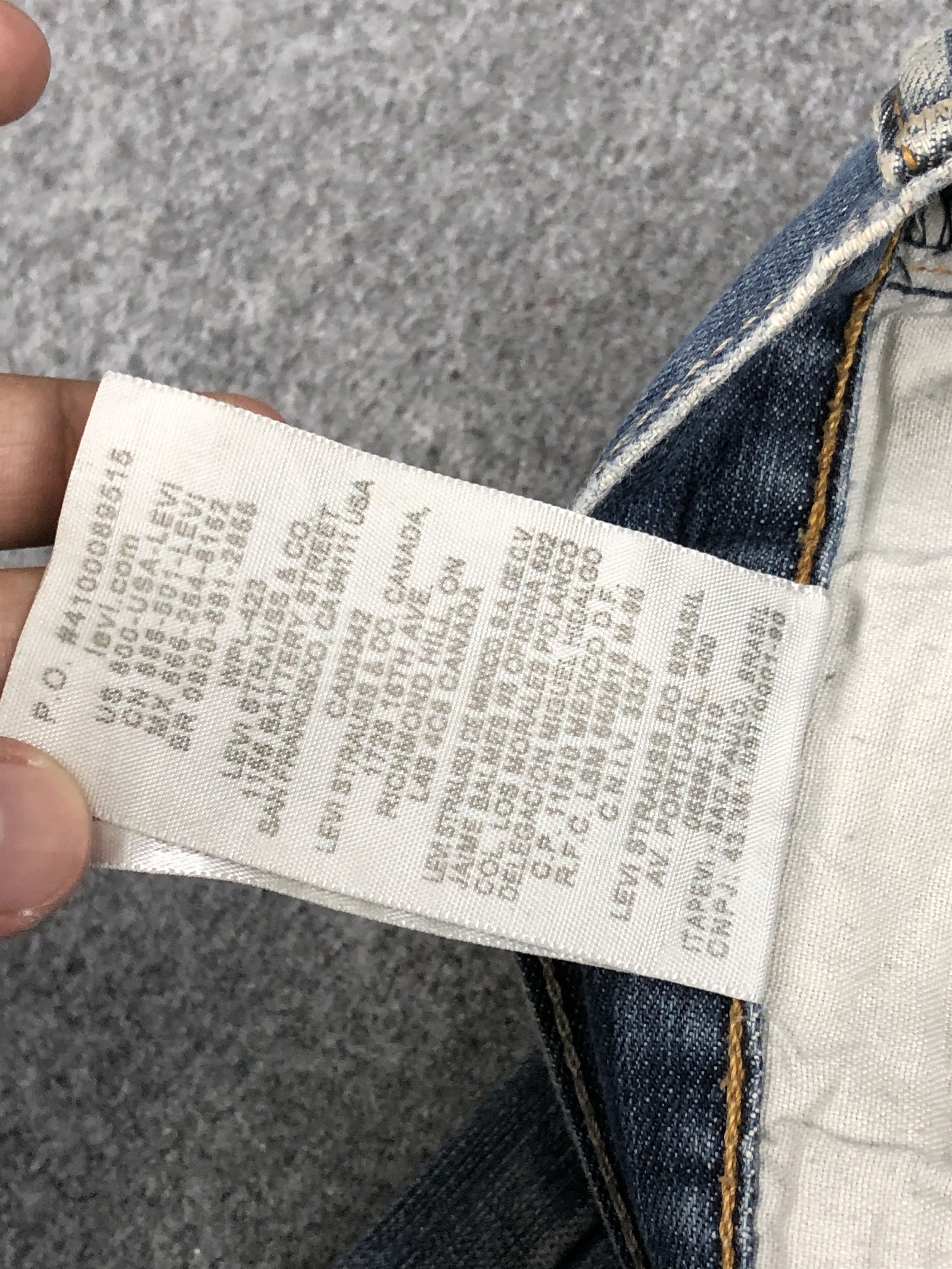 Levi's × Vintage Vintage Dirty Wash Levis 514 Slim Straight Jeans DP2462 Size US 33 - 11 Thumbnail
