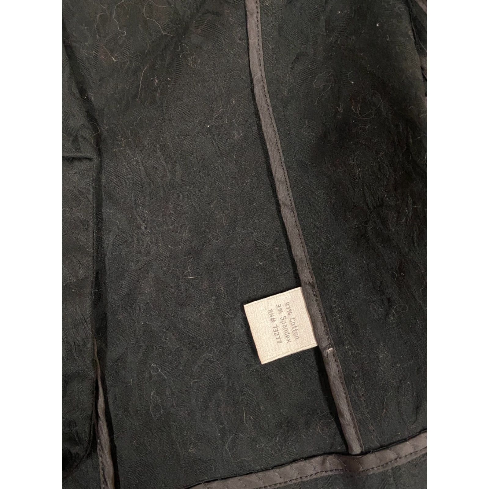 Vintage VINTAGE LC Lauren Conrad Blazer Women Black 0 Regular Long Sleeve Cotton Polyester Solid Breathable Basic Jacket Size XS / US 0-2 / IT 36-38 - 6 Thumbnail