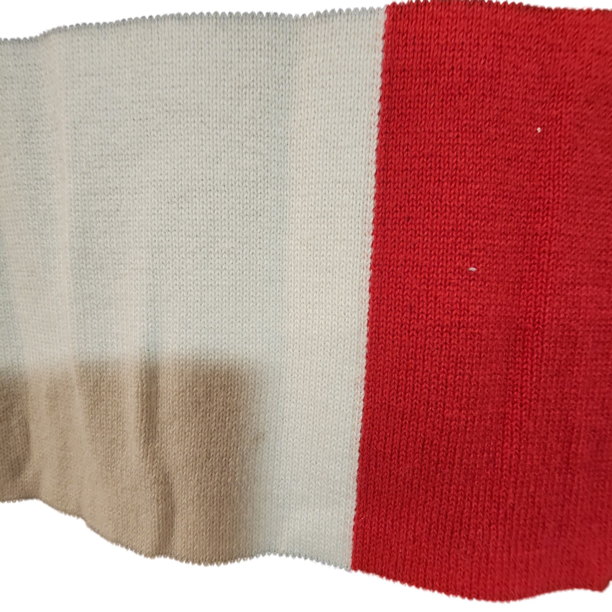 Tommy Hilfiger Tommy Hilfiger womens Colorblock V-Neck Sweater S White Red Size S / US 4 / IT 40 - 3 Thumbnail