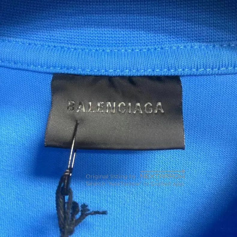 Balenciaga Balenciaga Blue Coke Print Logo T-shirt. Size US XS / EU 42 / 0 - 3 Thumbnail