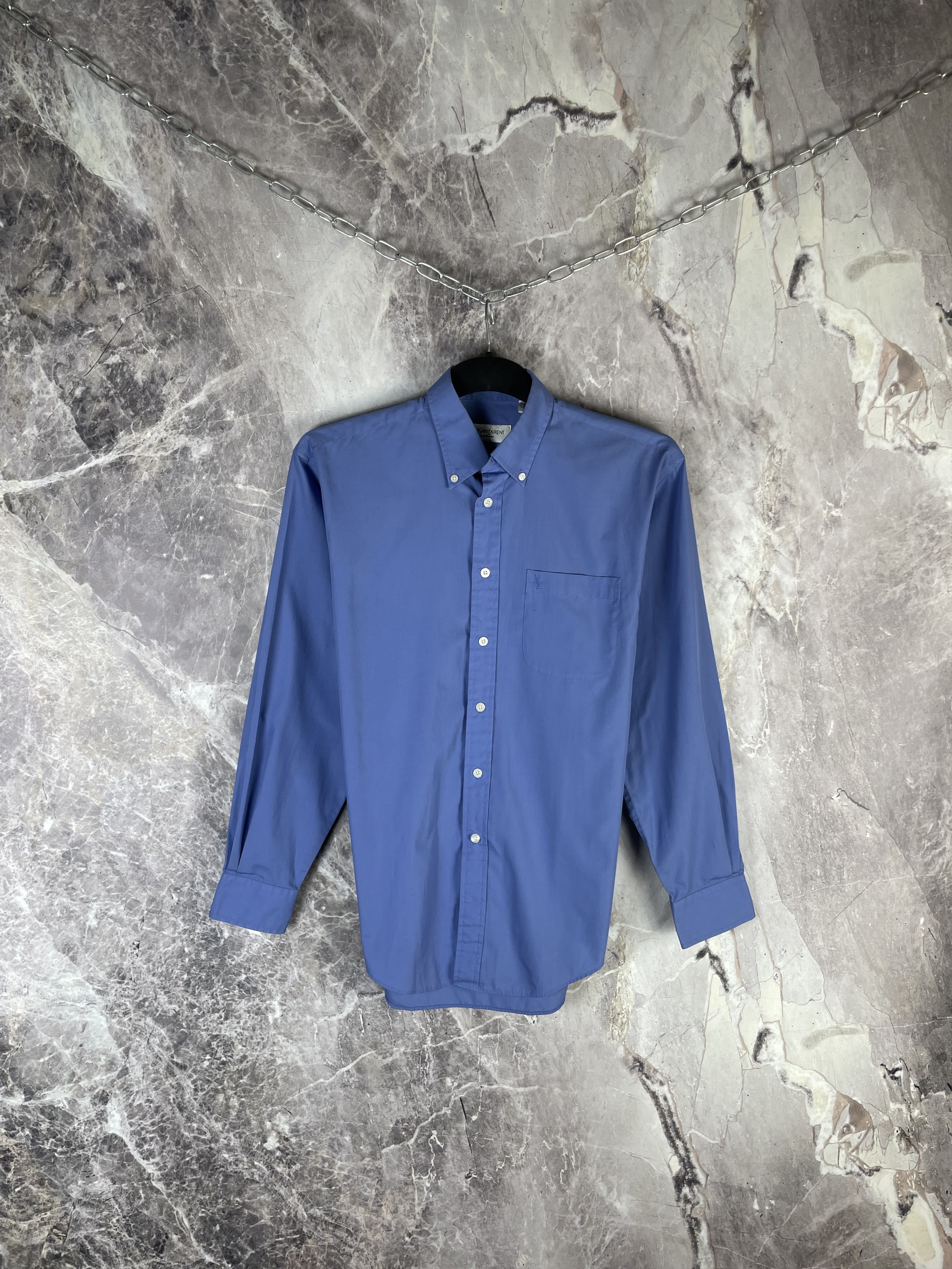 Yves Saint Laurent Yves Saint Laurent vintage YSL Shirts Button Ups Size US M / EU 48-50 / 2 - 1 Thumbnail