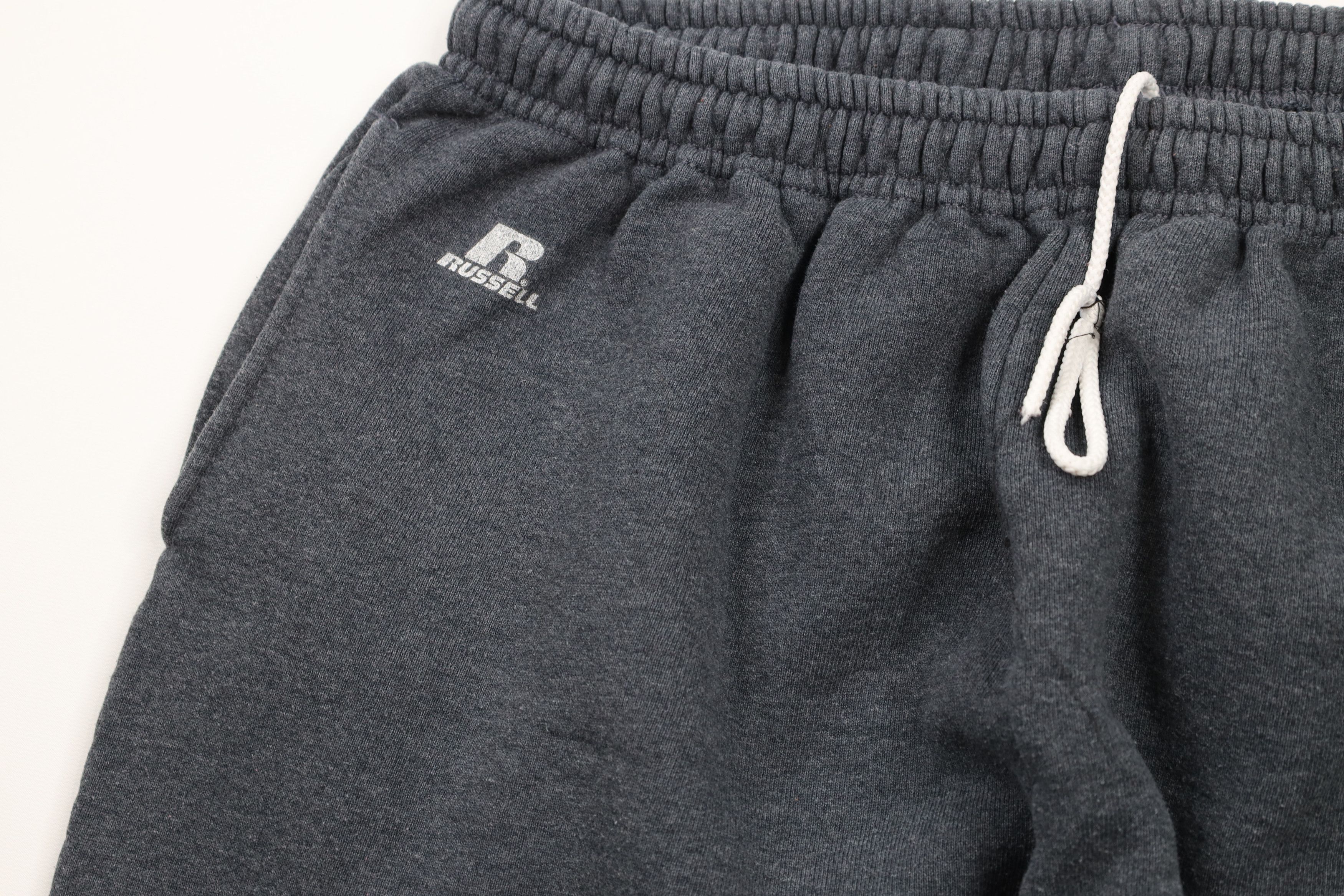 Russell Athletic × Vintage Vintage Russell Athletic Distressed Wide Leg Sweatpants Gray Size US 40 / EU 56 - 8 Thumbnail