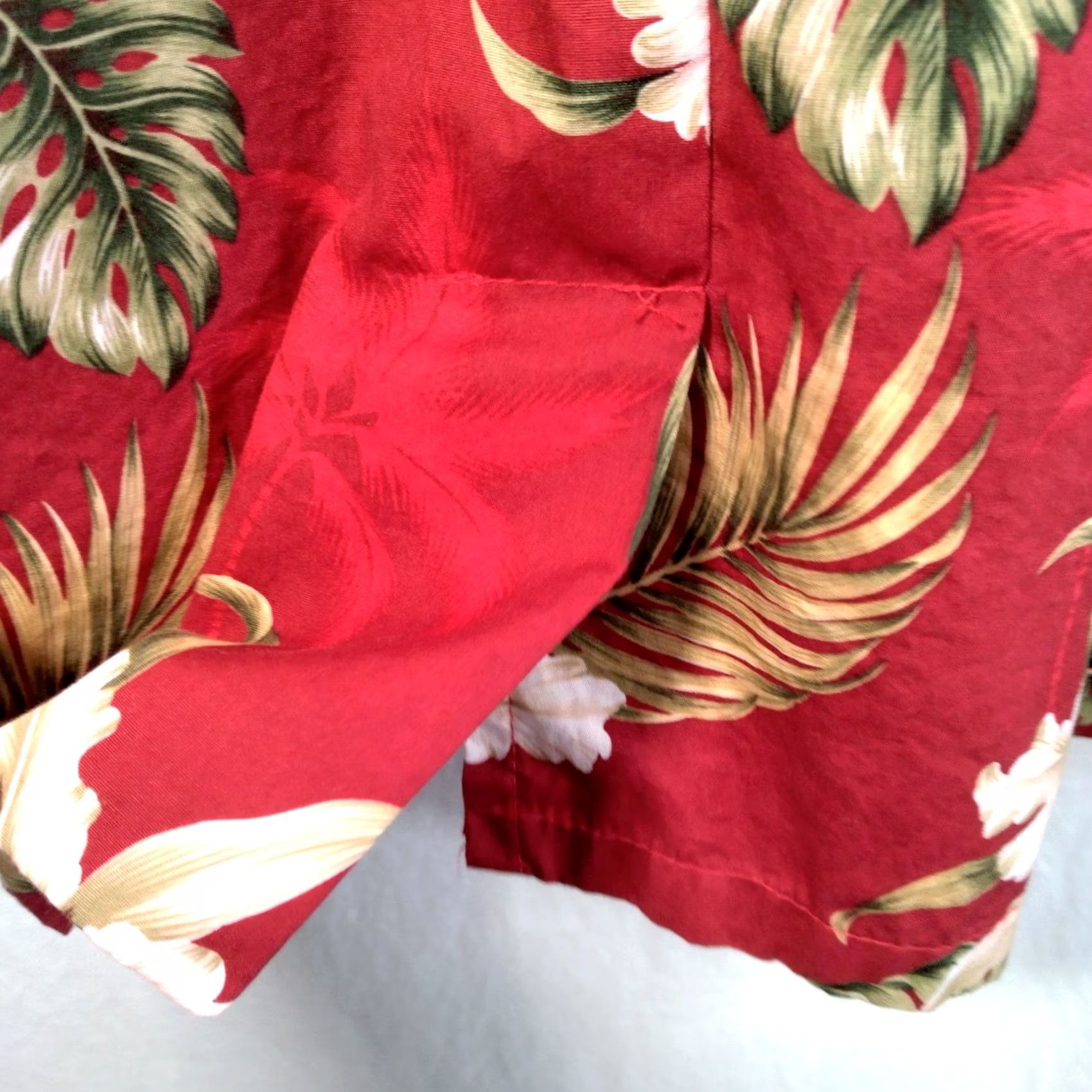 Vintage VINTAGE Ky's Dress Womens L Red Hawaiian Print Large White Floral Tropical Aloha Sundress Size L / US 10 / IT 46 - 6 Thumbnail