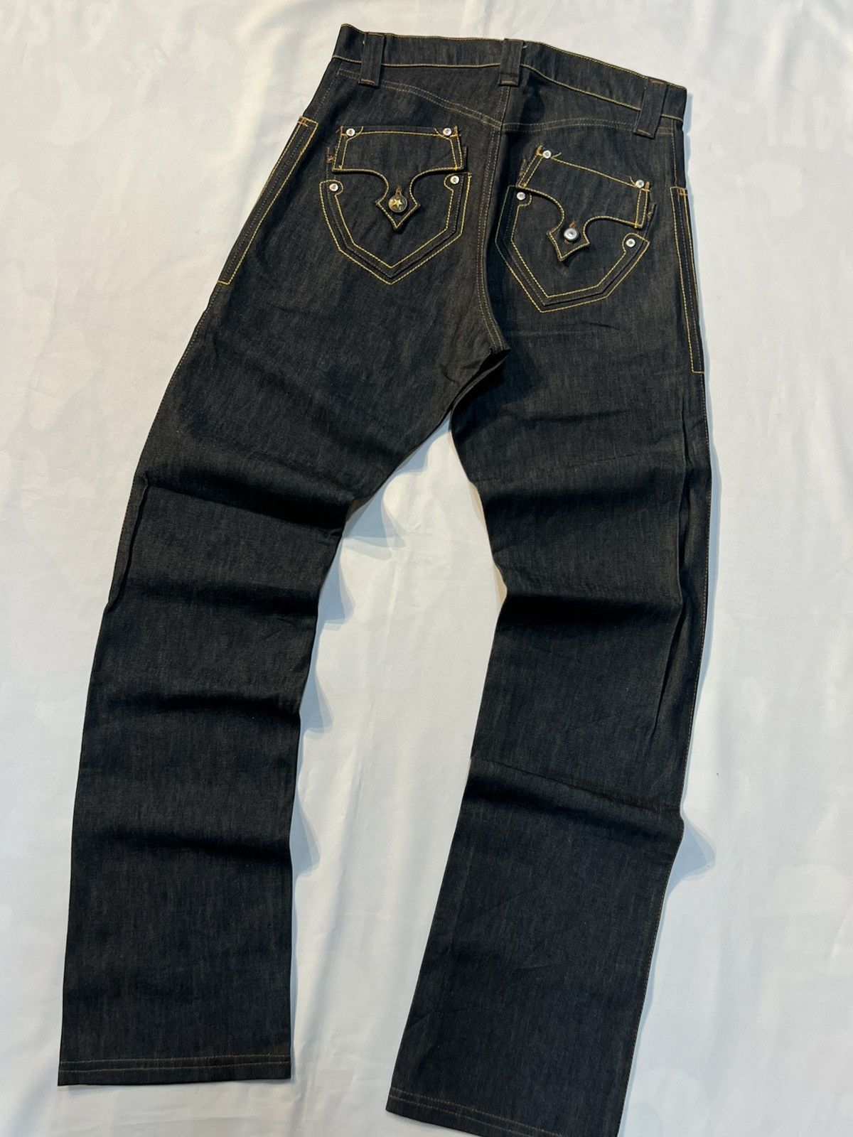 Other Ysack by PIERO FERRAGINA DESIGNER ITALY, DENIM JEANS Size US 33 - 3 Thumbnail