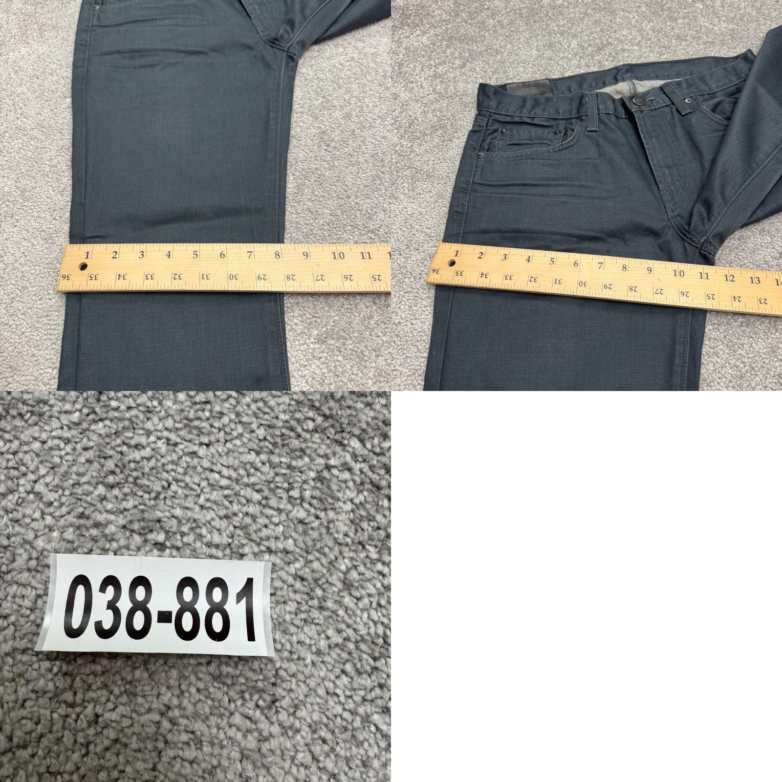 J Brand J Brand Mechanism Indigo Jeans Pants Mens 34 Straight Leg 100% Cotton 34x25 Shirt? Size US 34 / EU 50 - 9 Thumbnail