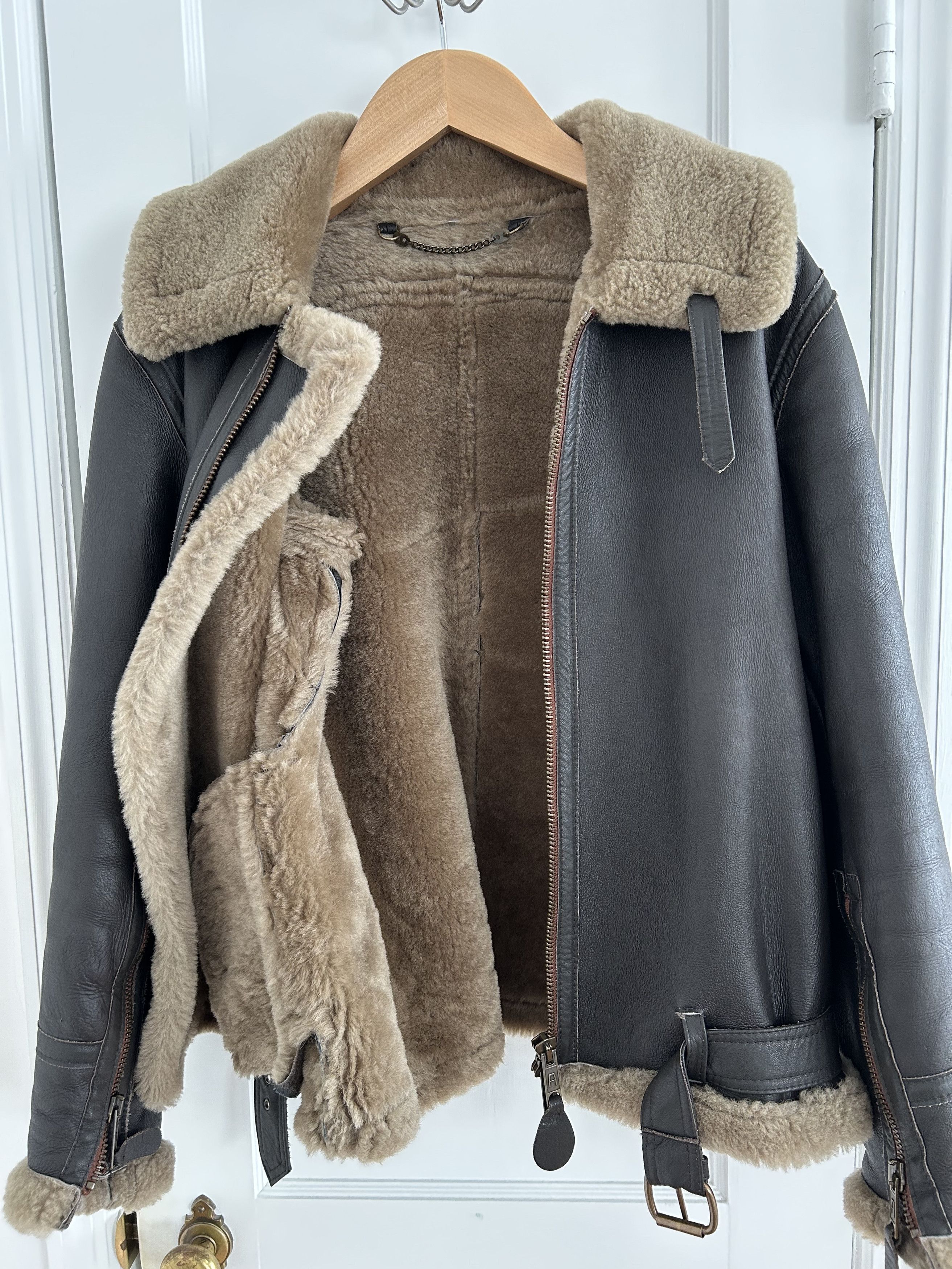 James Grose Irvin Shearling Jacket Size US M / EU 48-50 / 2 - 3 Thumbnail