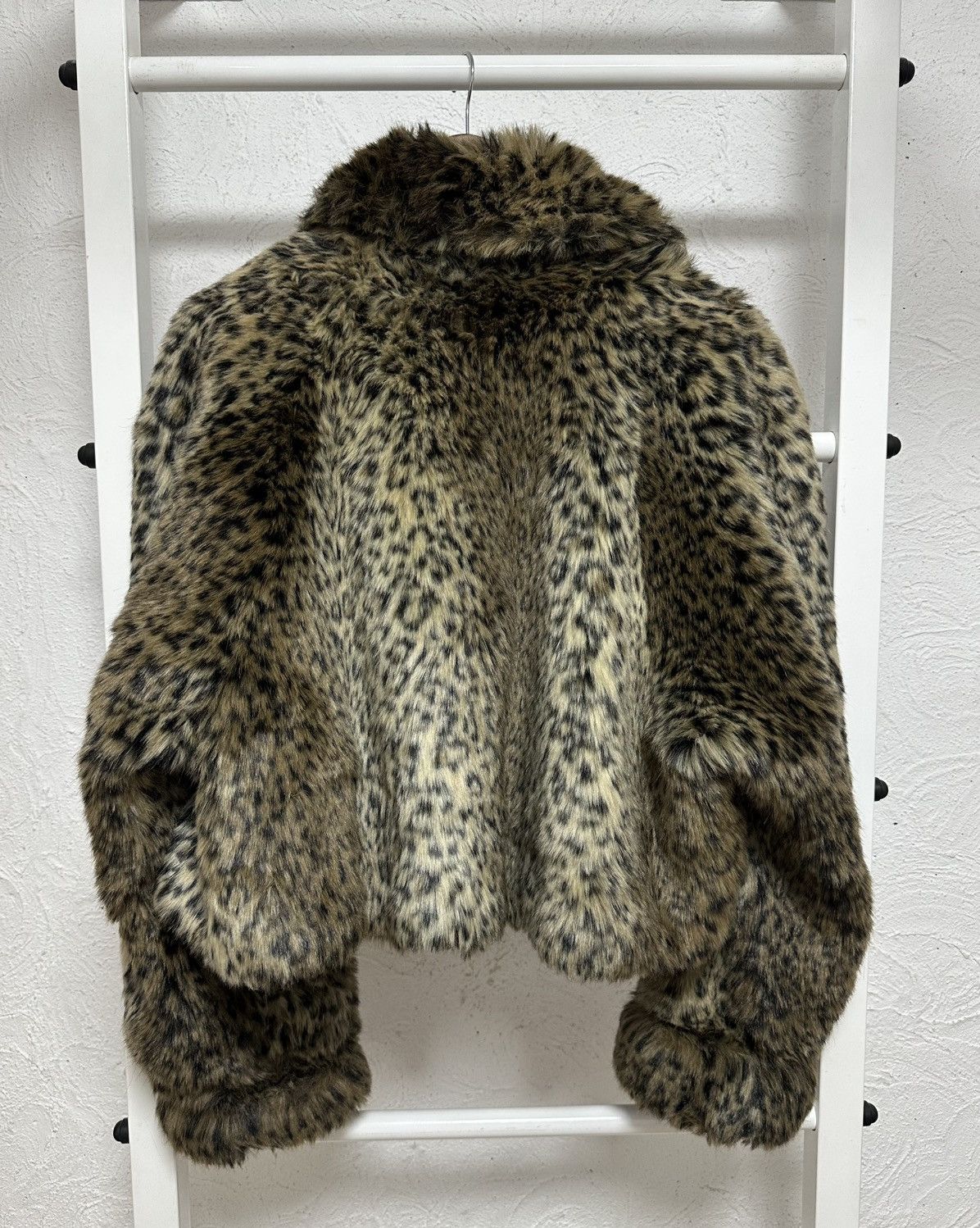 Other Y2K Japanese Style Faux Fur Leopard Print Jacket Women’s Size ONE SIZE - 6 Thumbnail