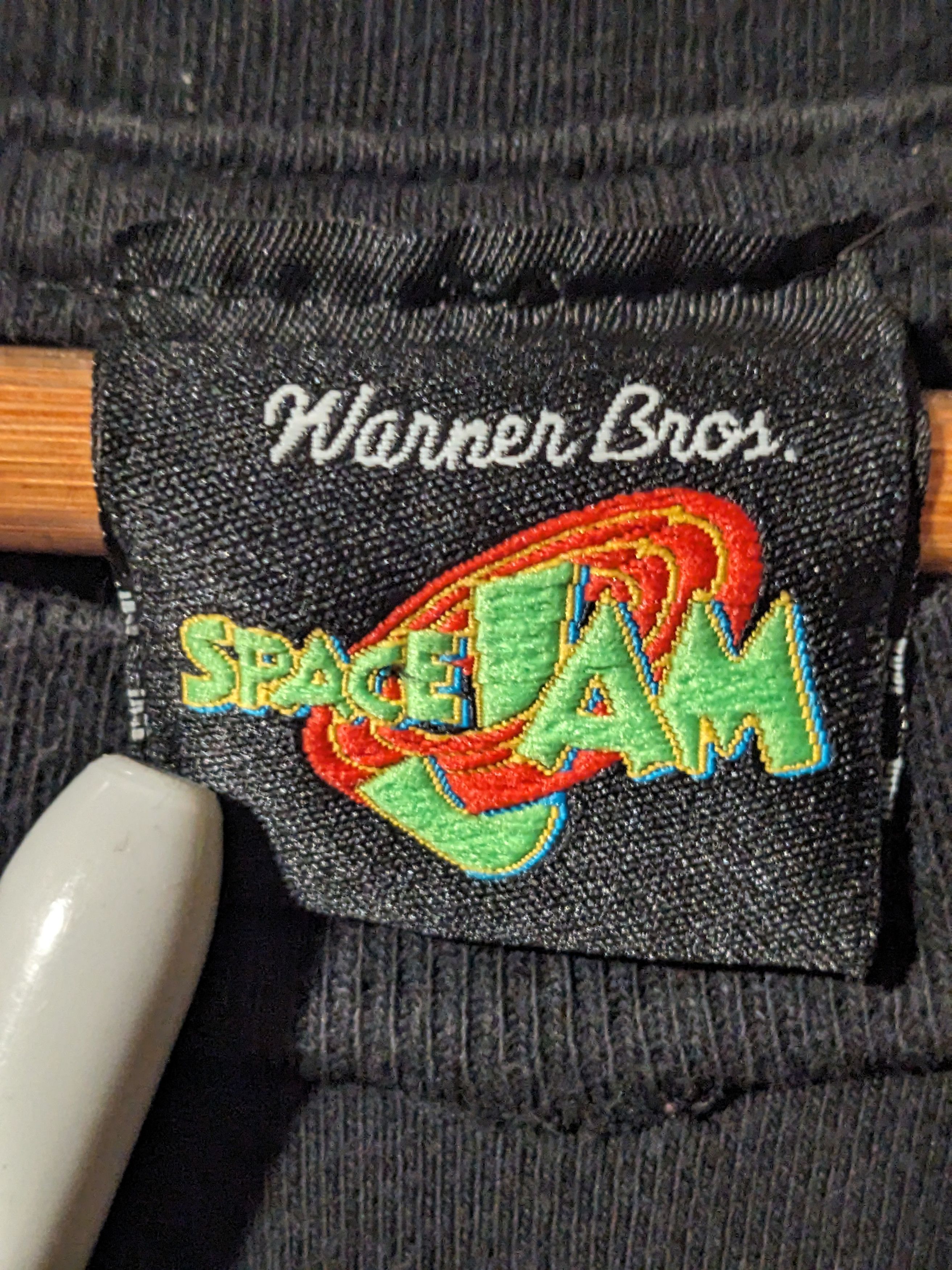 Vintage Vintage 1996 Space Jam Get Ready to Black X-Large T-Shirt Size US XL / EU 56 / 4 - 3 Thumbnail