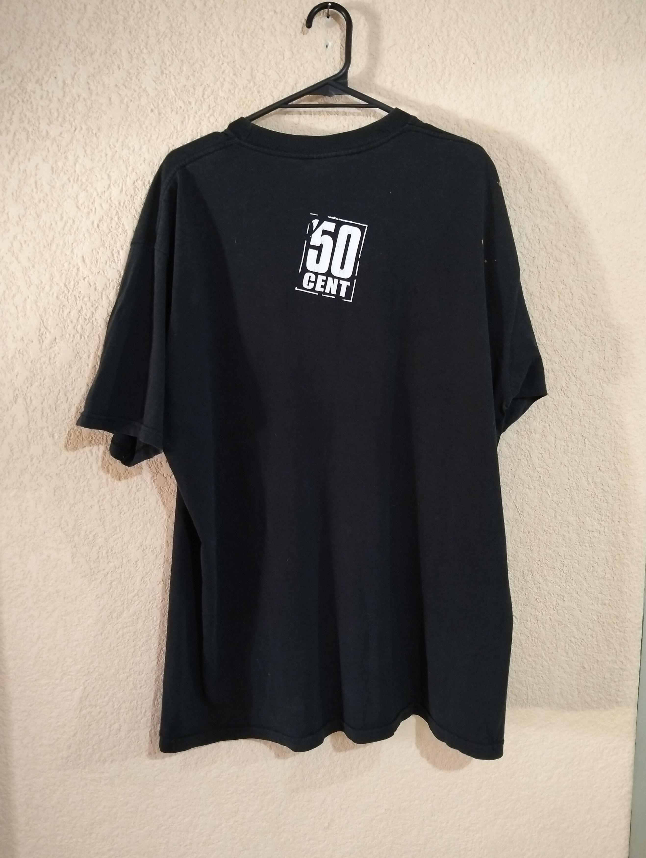 50 Cent × G-Unit × Rap Tees Vintage 03 50 cent Shadow rap tee Size US XL / EU 56 / 4 - 2 Thumbnail