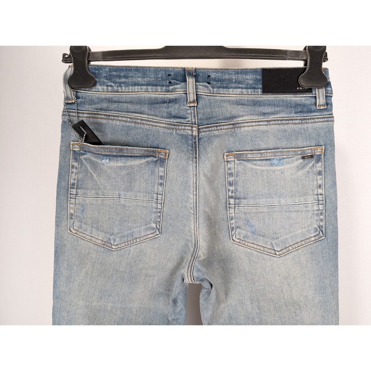 Amiri o1rshd1 Silk PJ Thrasher Jean in Clay Indigo Size US 32 / EU 48 - 18 Thumbnail