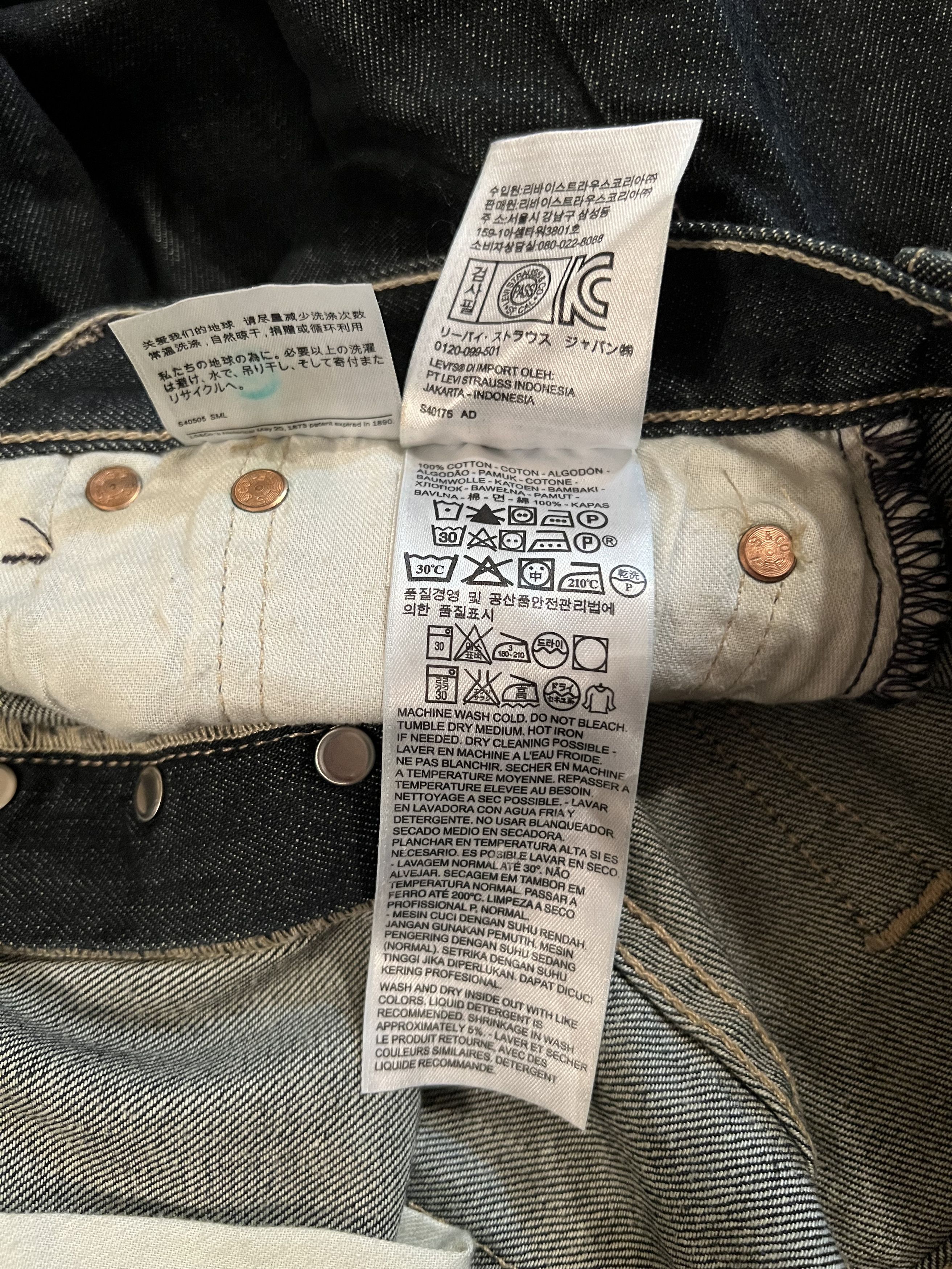 Levi's Levi's 501 Blue Denim Jeans Size US 36 / EU 52 - 8 Thumbnail