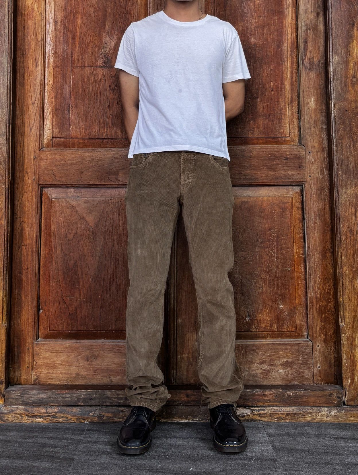 Prada Corduroy Tight Pants Size US 31 - 1 Thumbnail