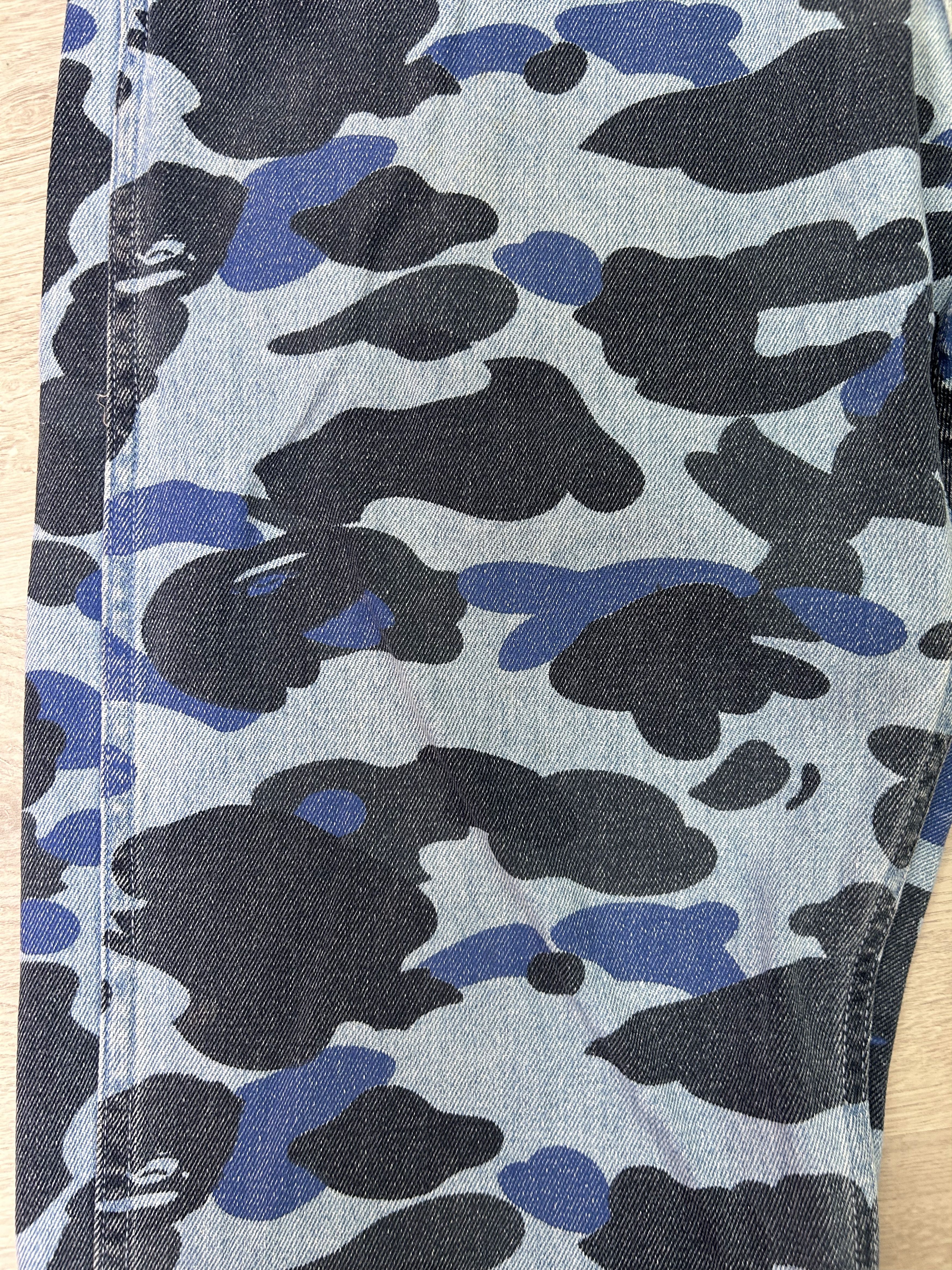 Bape BAPE Color Camo Denim Pants Light Indigo [Size L] Size US 36 / EU 52 - 3 Thumbnail
