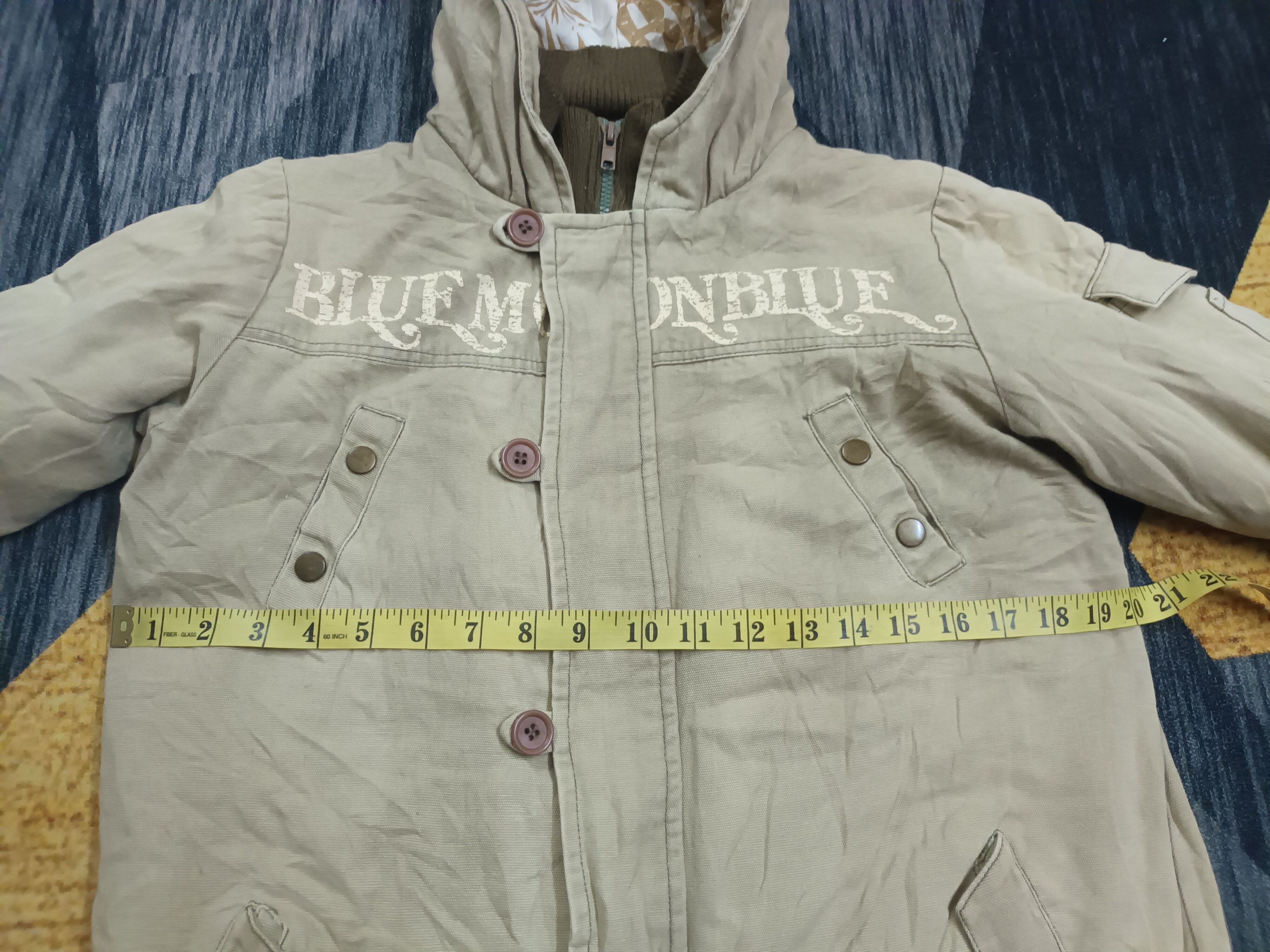 Other 🔥 BLUE MOON BLUE ALOHA HAWAII HOODIE JACKET Size US M / EU 48-50 / 2 - 12 Thumbnail