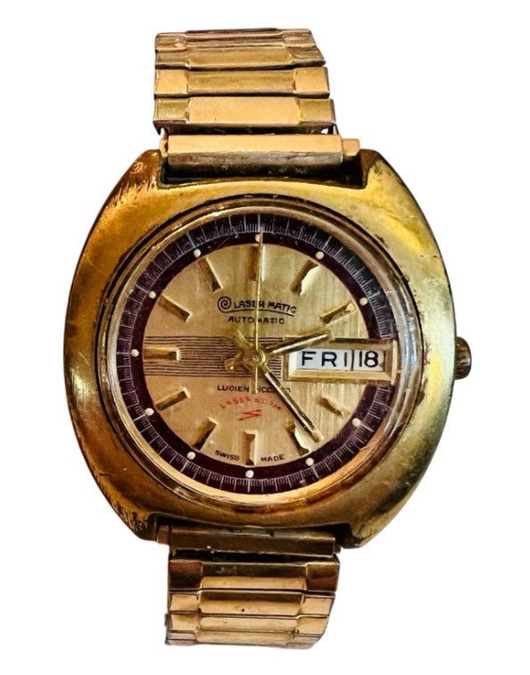 Timex Vintage Lucien Piccard Laser Matic Automatic Men’s Watch Size ONE SIZE - 3 Thumbnail