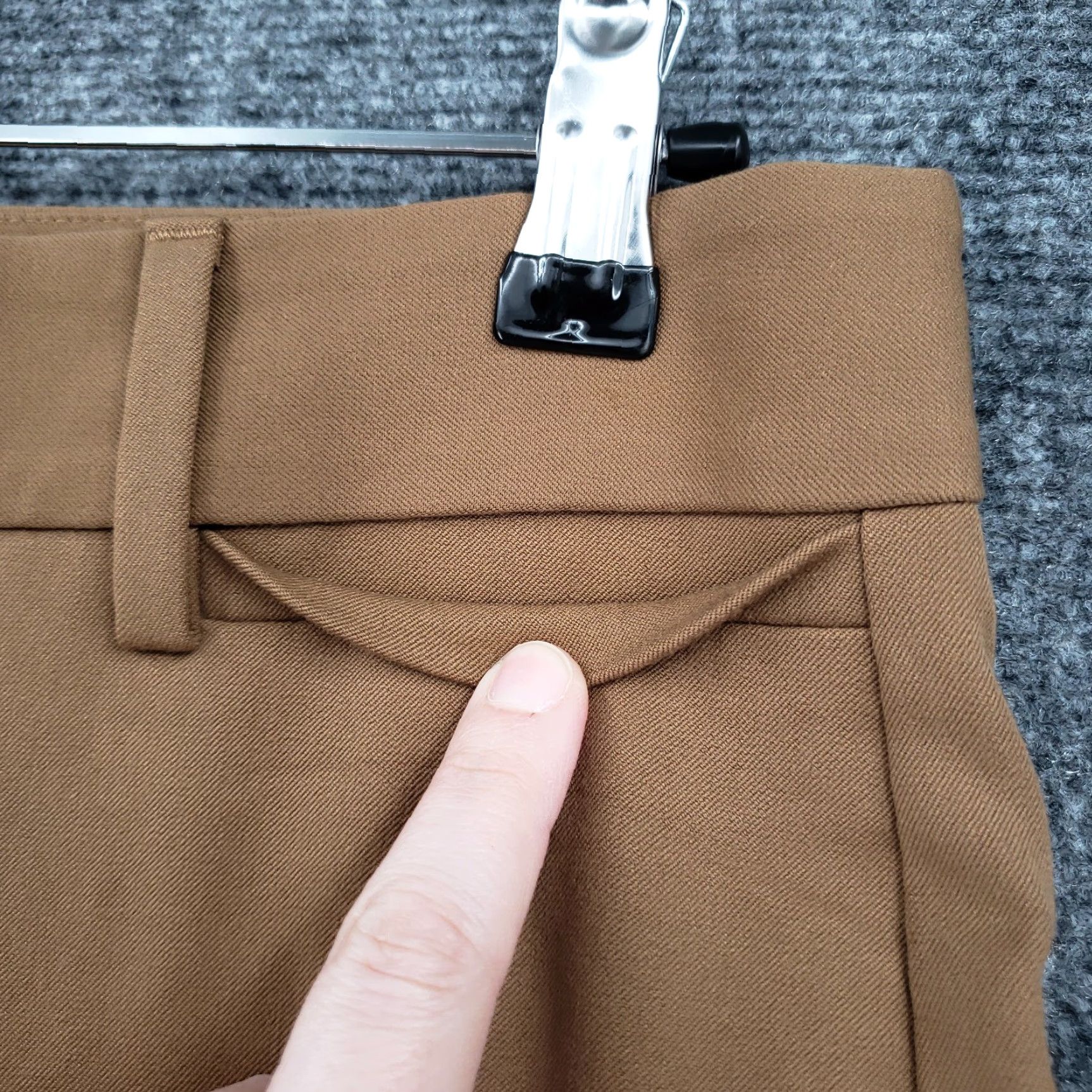 Banana Republic Banana Republic Dress Pants Womens 2 Brown Flat Front Straight Leg Office Front Type: Flat Front Size 26" / US 2 / IT 38 - 5 Thumbnail