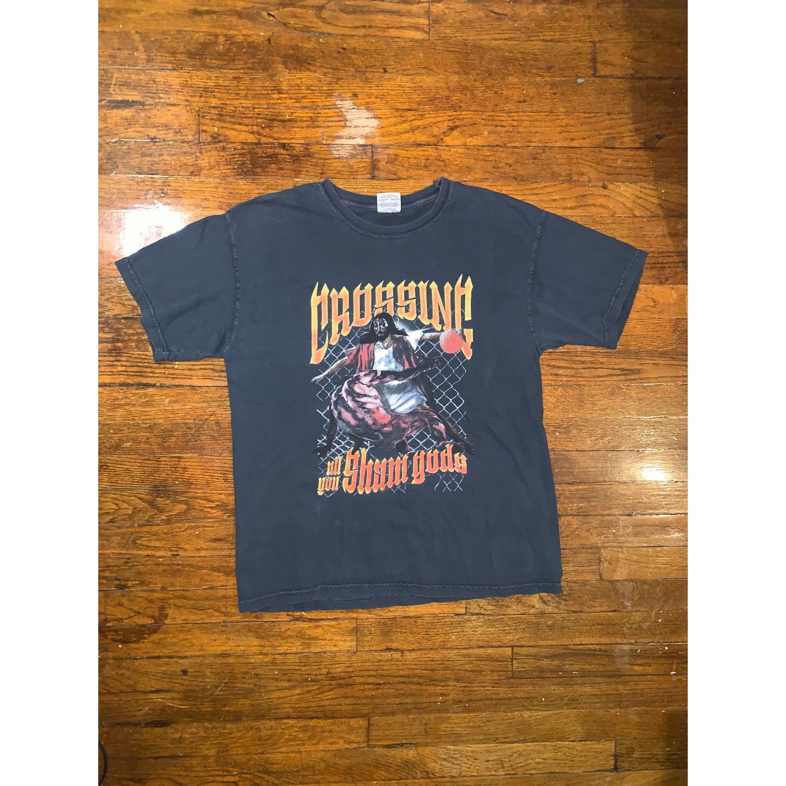 Comfort Colors × Other Jesus Basketball Graphic T Shirt Large Black Comfort Colors Size US L / EU 52-54 / 3 - 2 Thumbnail