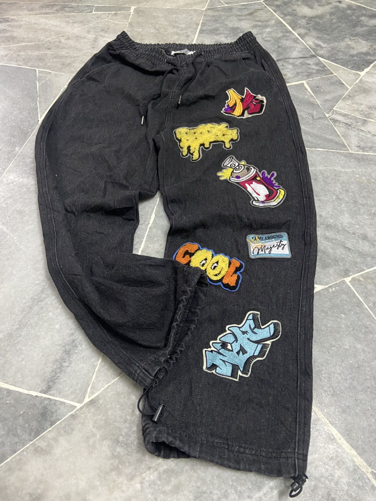 Japanese Brand in The Attic Homme Patches Jeans Size US 33 - 3 Thumbnail