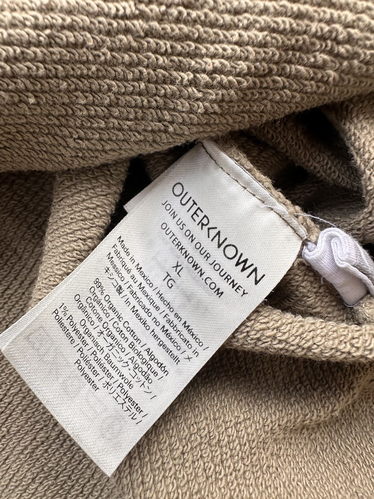 Outerknown Outerknown Hoodie Men Size Xl Olive Green Size US XL / EU 56 / 4 - 6 Thumbnail