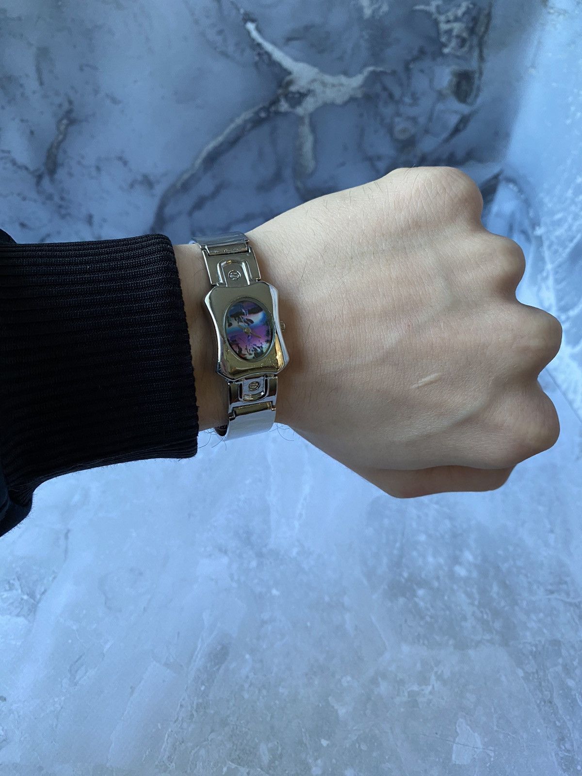 Jewelry × Vintage Vintage Bracelet Watch with Vibrant Dial Size ONE SIZE - 7 Thumbnail