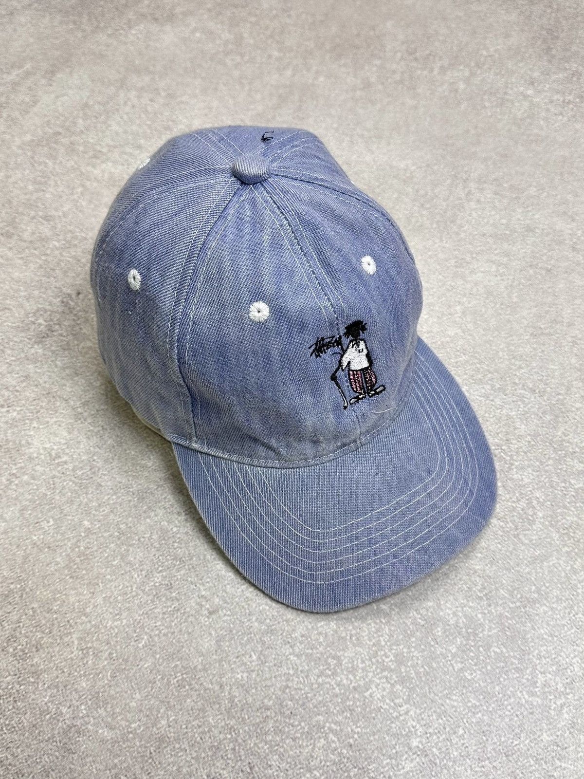 Stussy Vintage Stussy Embroidery Denim Cap Rare Os Size ONE SIZE - 1 Thumbnail