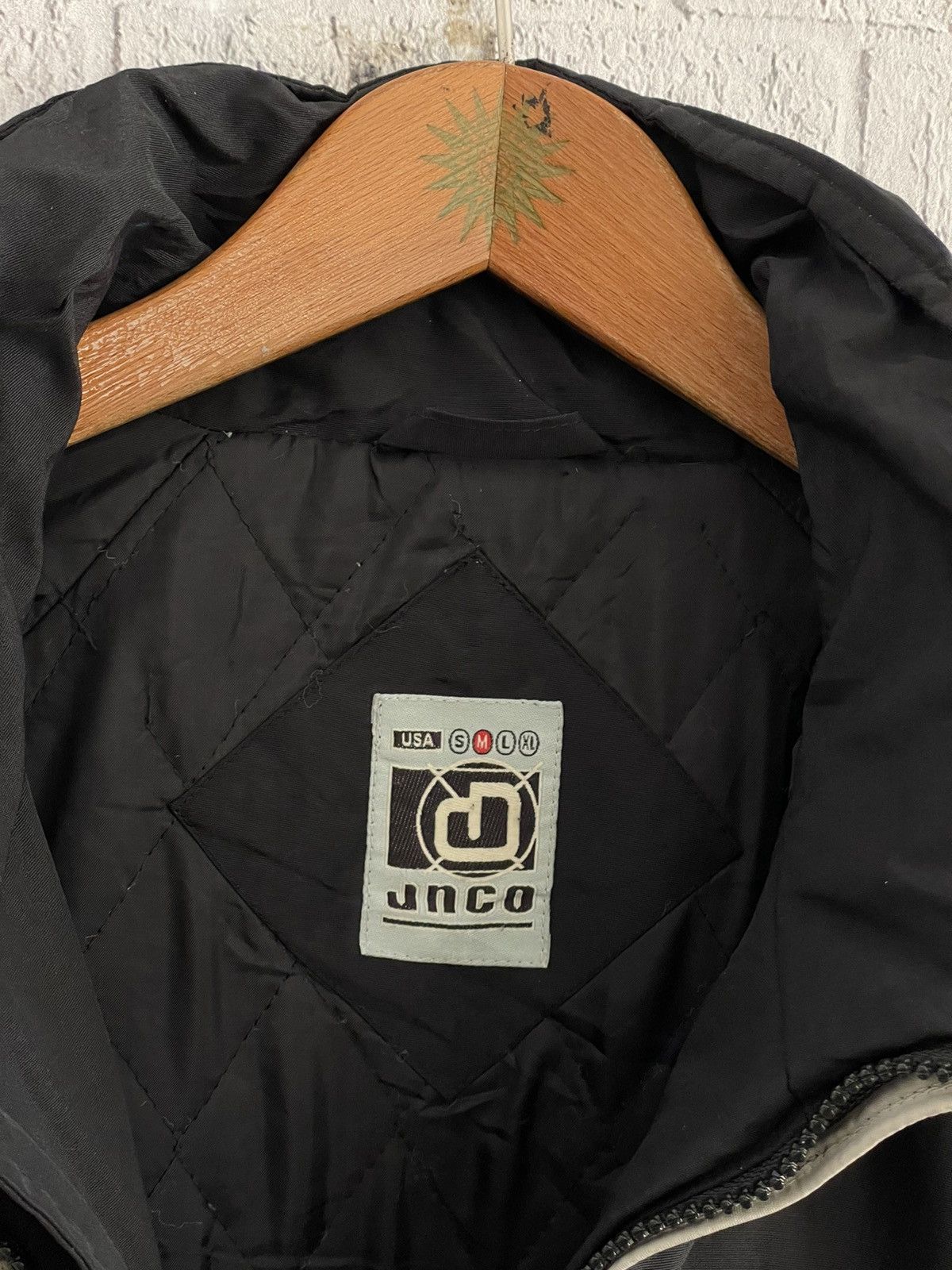 JNCO Vintage 90s JNCO USA Quilted Puffer Jacket Black Medium Size US M / EU 48-50 / 2 - 3 Thumbnail