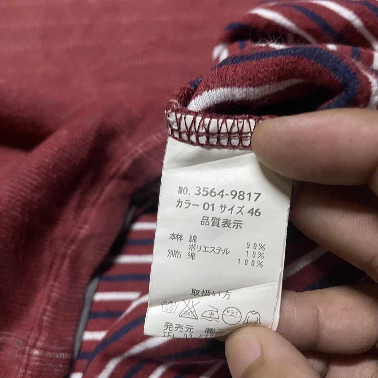 If Six Was Nine × Japanese Brand × Nicole Club 💥Nicole Club For Men (NCFM) Longsleve Tees Size US S / EU 44-46 / 1 - 8 Thumbnail