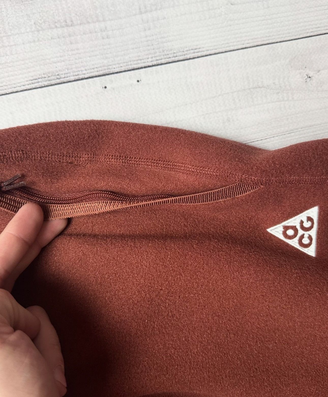 Vintage Nike ACG brown fleece pants rare polartec size XXL Size US 38 / EU 54 - 5 Thumbnail