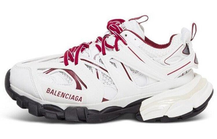 Balenciaga o1bcso1str1224 Triple Tricolor Sneakers in White/Burgundy Size US 5 / IT 35 - 2 Thumbnail