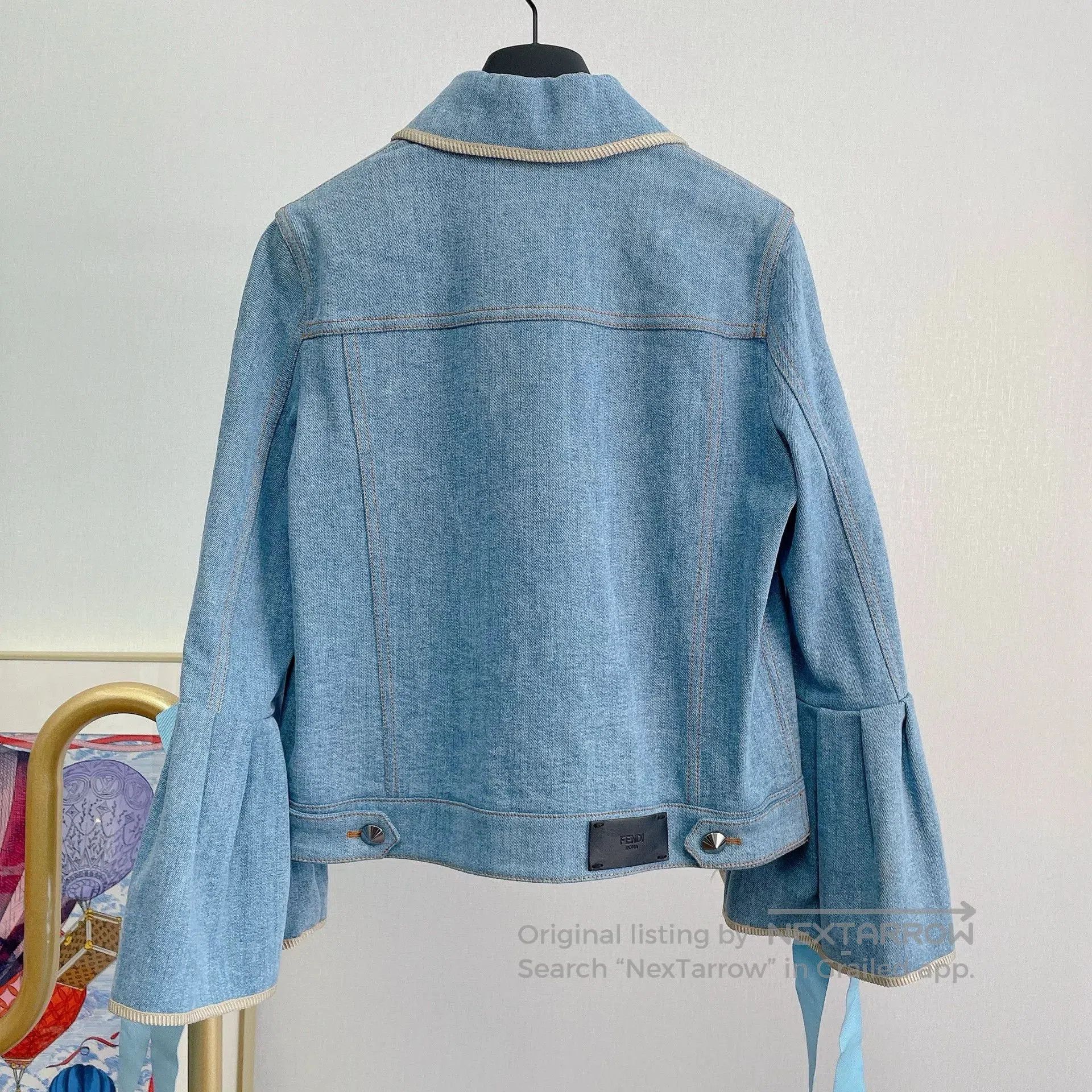 Fendi Fendi Blue Denim Jacket Size 36. Size XS / US 0-2 / IT 36-38 - 2 Thumbnail