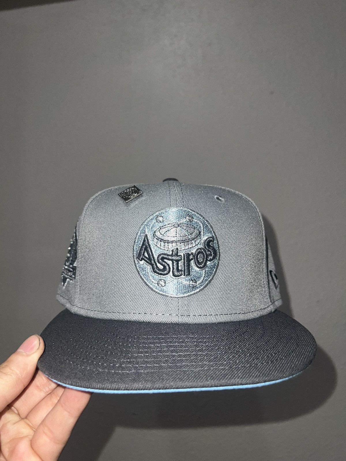 New Era Titanium ice Astros 7 3/8 fitted Size ONE SIZE - 1 Thumbnail