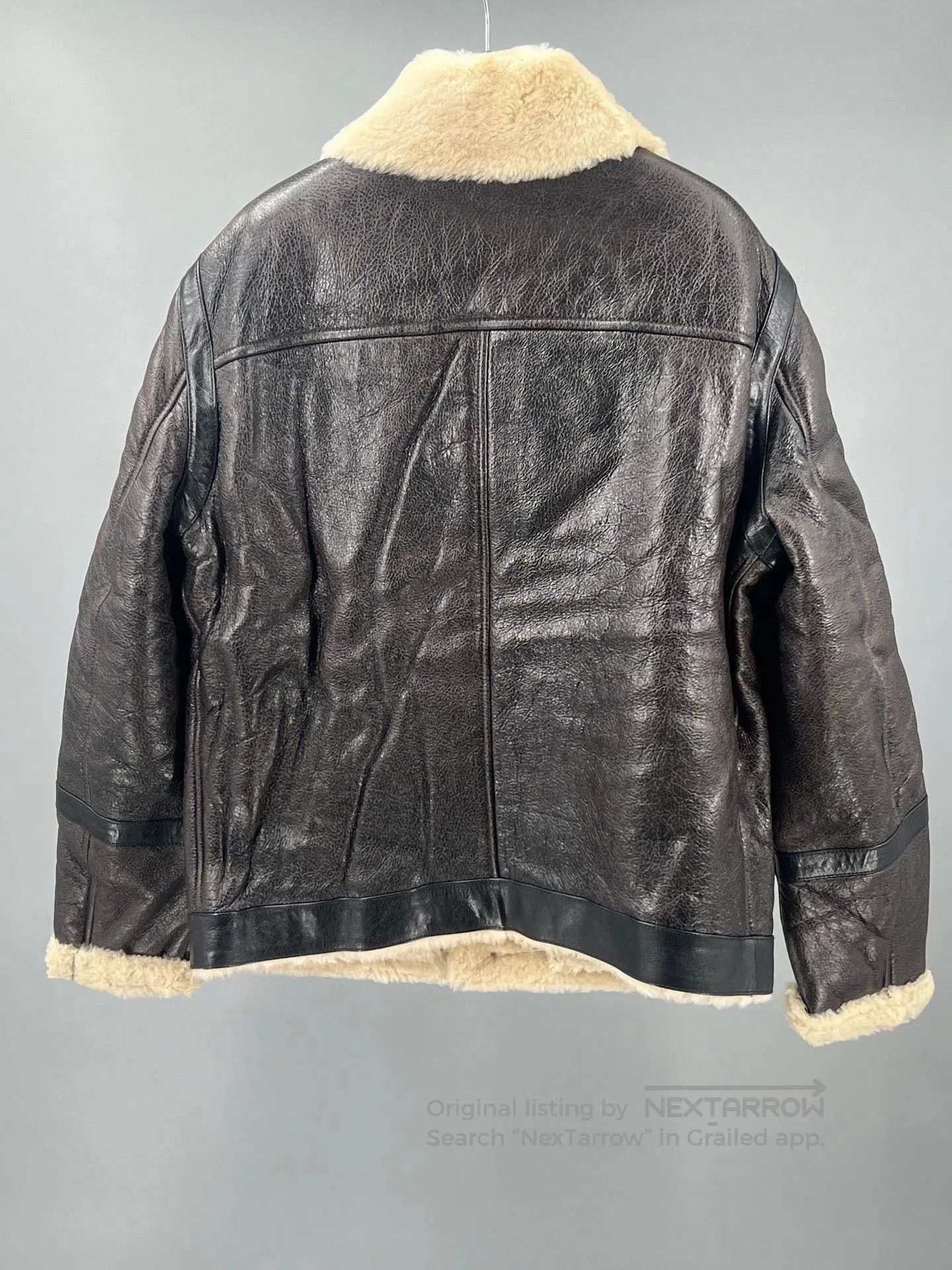 Dsquared2 dsquared2 men's brown shearling leather jacket. Size US L / EU 52-54 / 3 - 4 Thumbnail