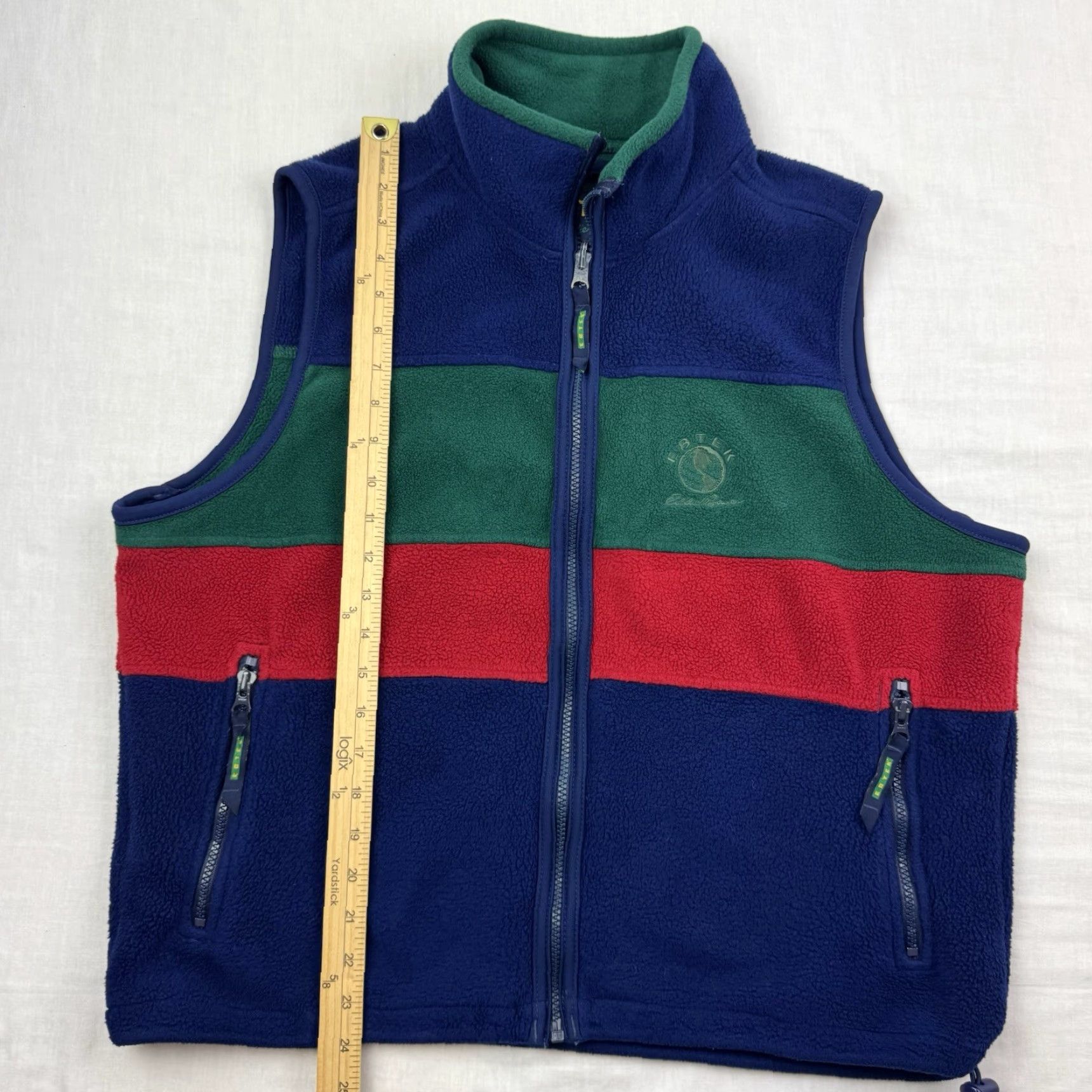 Eddie Bauer Vintage Eddie Bauer Ebtek Fleece Vest Adult Small Outdoor Striped Collared Size US S / EU 44-46 / 1 - 6 Thumbnail
