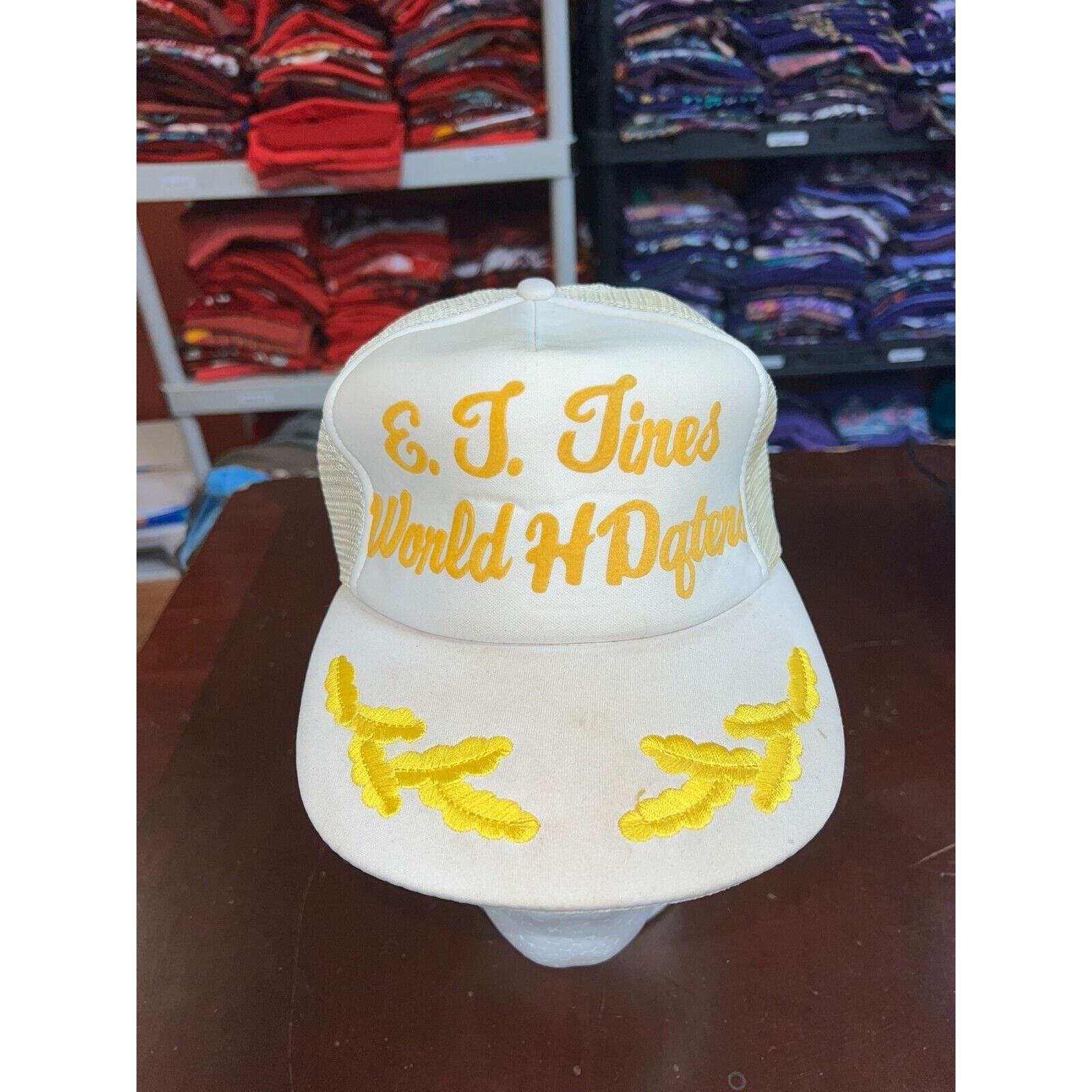 Vintage Vintage Scrambled Egg Hat Snapback Trucker Headquarters Size ONE SIZE - 1 Thumbnail