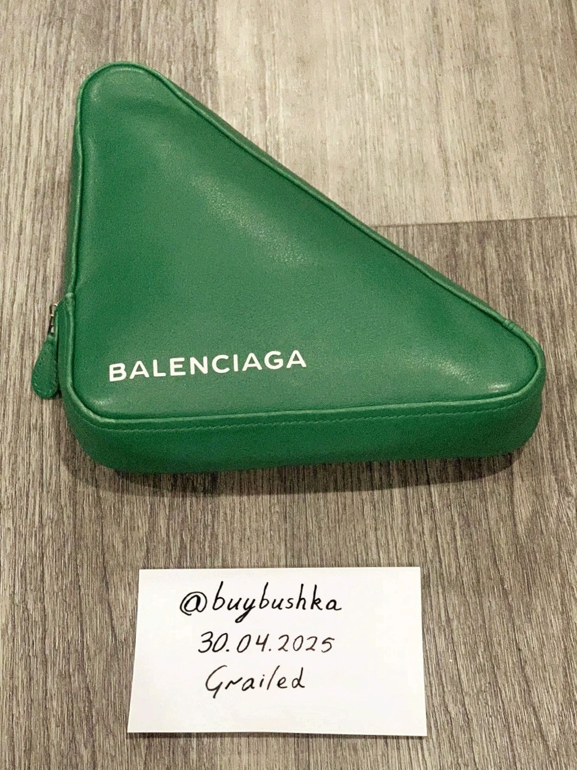 Balenciaga Balenciaga leather triangle logo clutch Size ONE SIZE - 1 Thumbnail