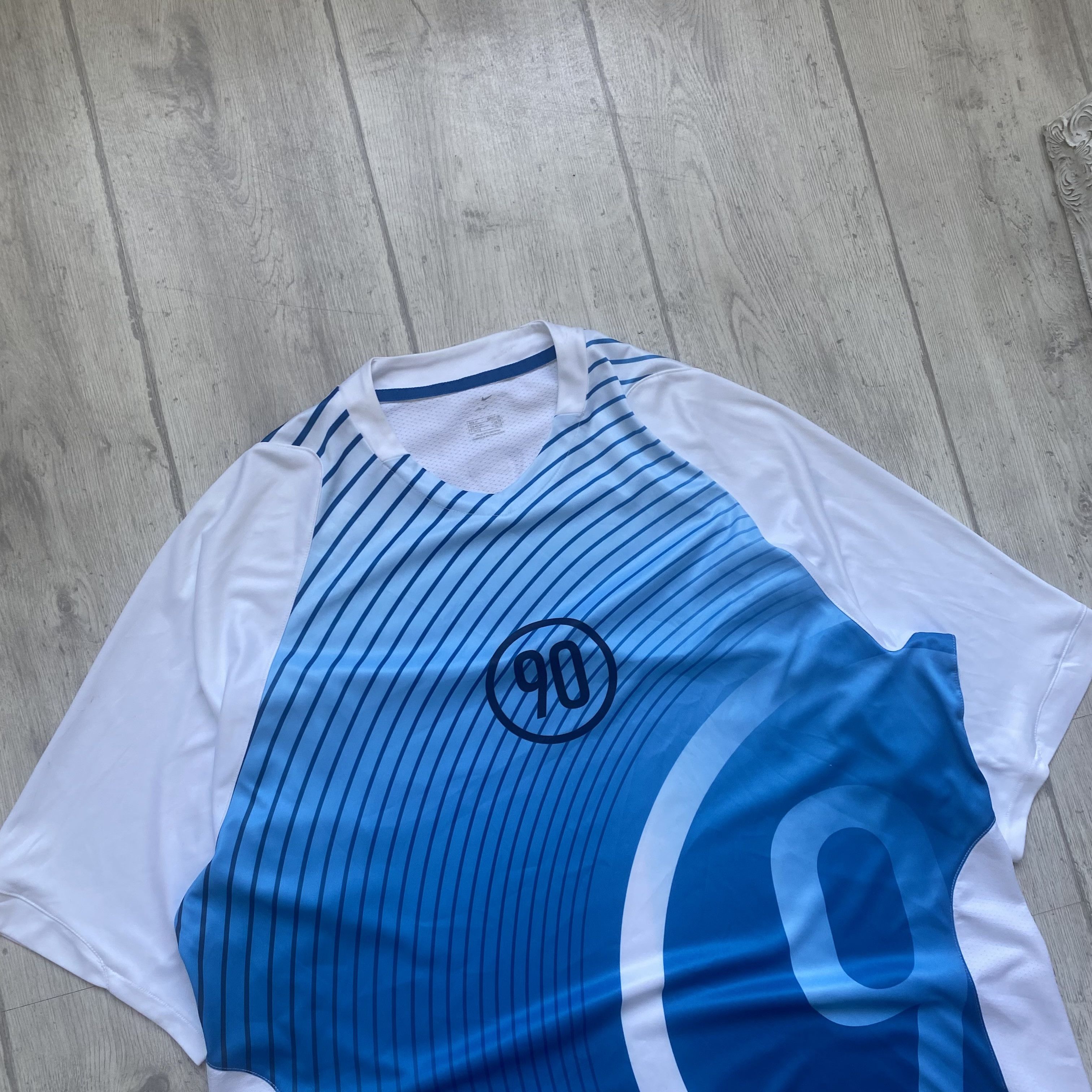 Nike 🦏Vintage 00s Nike T90 Tee center logo jersey Swoosh ACG Size US XL / EU 56 / 4 - 3 Thumbnail