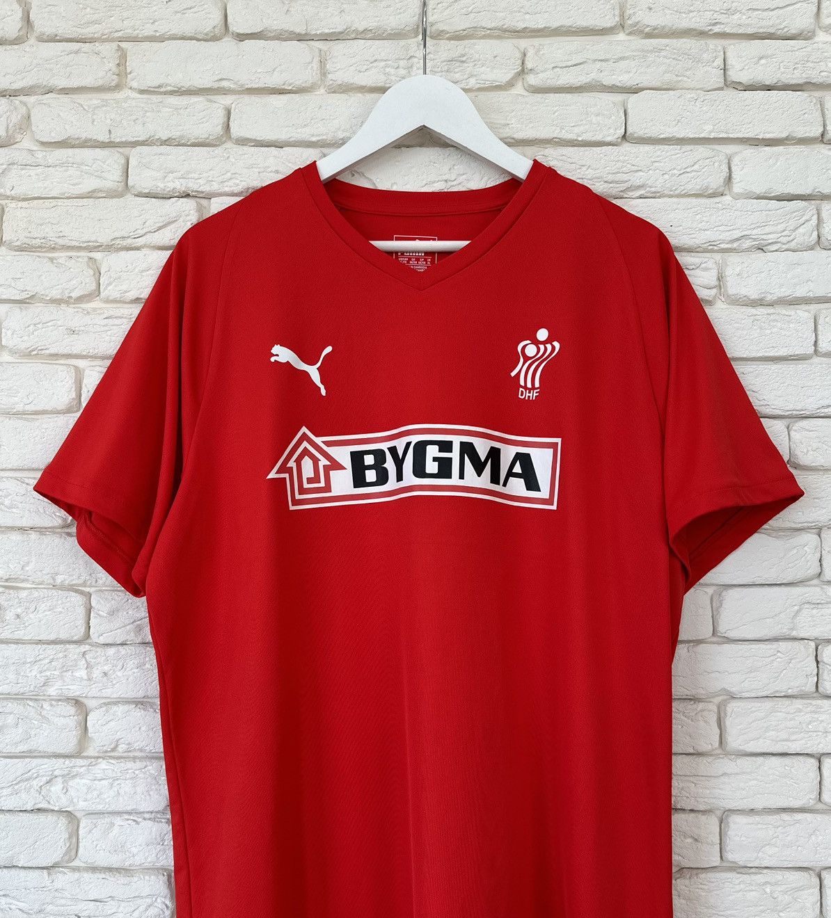 Puma Denmark National Handball Team DHF #24 Puma Shirt Men's XL Size US XL / EU 56 / 4 - 3 Thumbnail