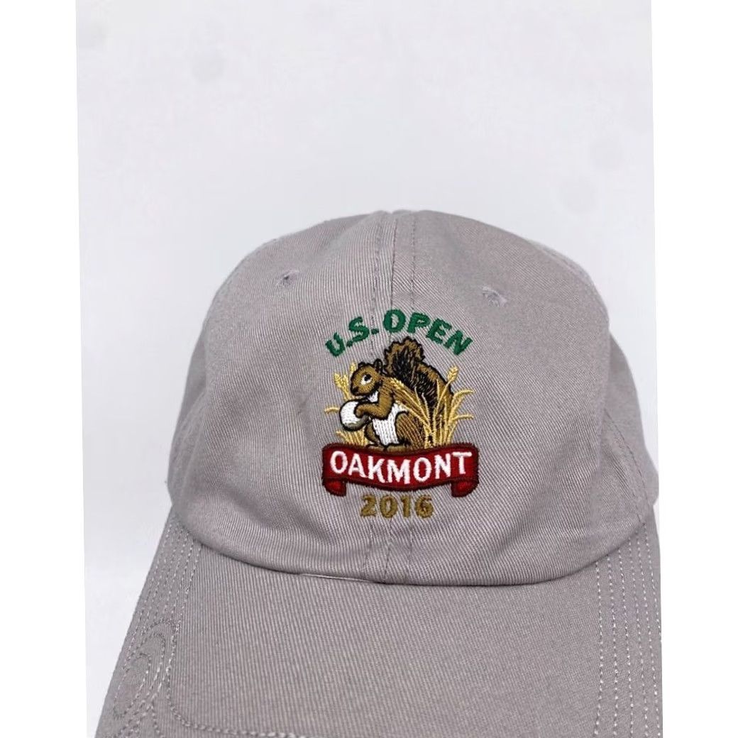 Vintage USGA Golf Cap Mens Adjustable Grey 2016 US Open Oakmont 40th Anniv Country NEW Size ONE SIZE - 3 Thumbnail
