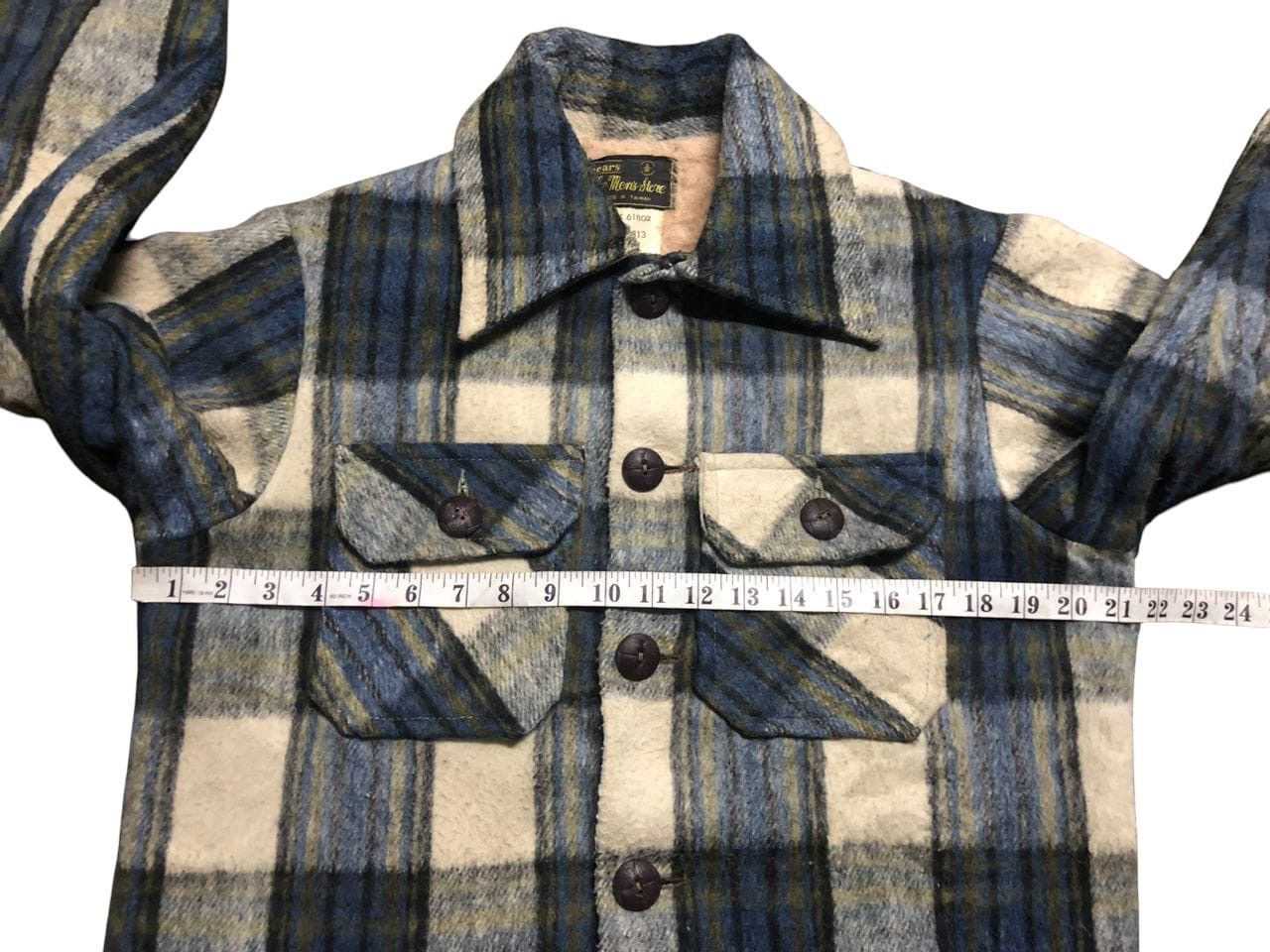 Sears Vintage Sears The Man’s Store Wool Flannel Jacket Size US S / EU 44-46 / 1 - 12 Thumbnail