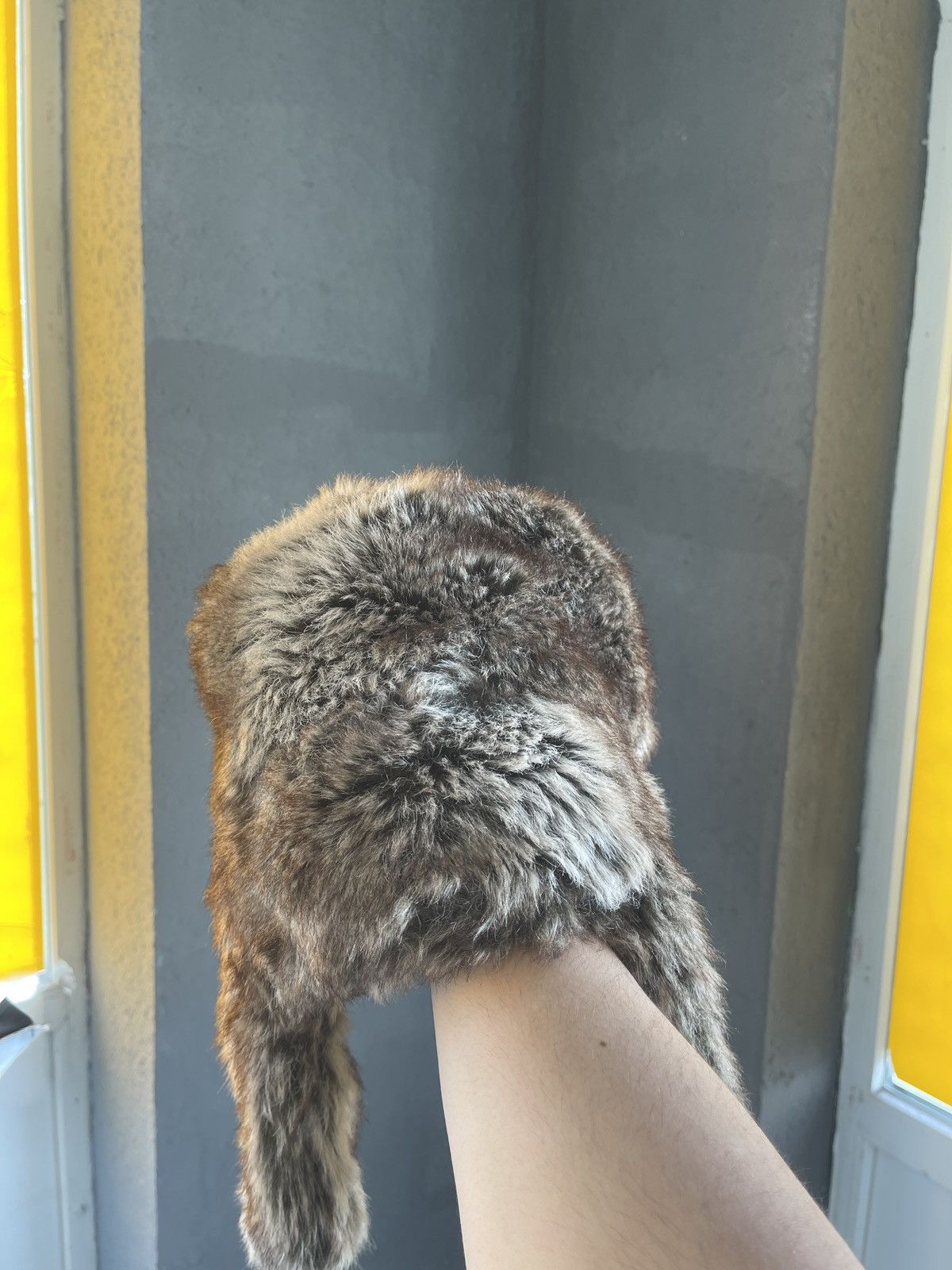 Japanese Brand × Vintage Y2K Faux Fur Ushanka Vintage Fuzzy Warm Trapper Hat Size ONE SIZE - 4 Thumbnail