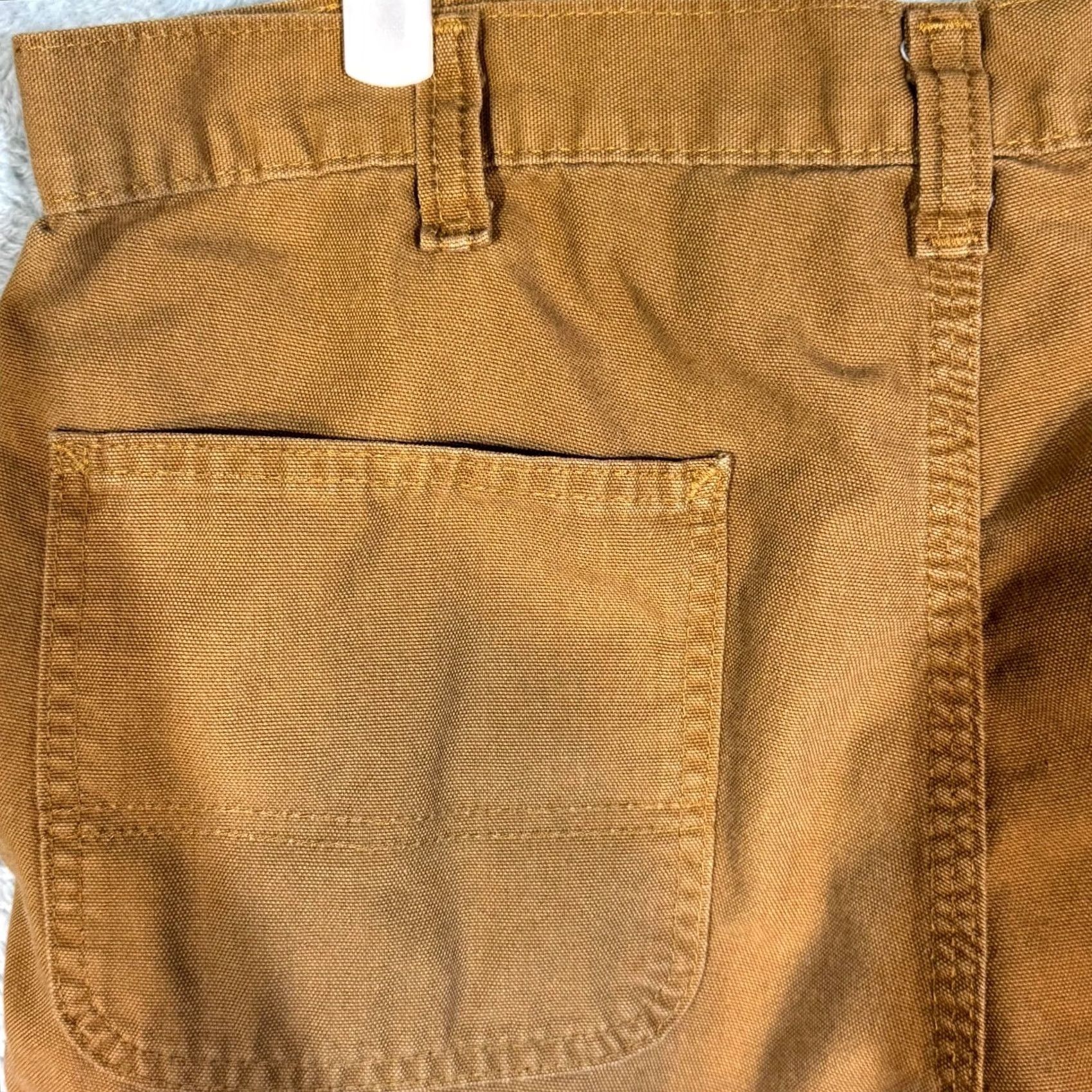 Carhartt VINTAGE Carhartt Carpenter Pants Mens 34x34 Brown Dungaree Fit Workwear Utility Zip Fly Denim Jeans Size US 34 / EU 50 - 7 Thumbnail