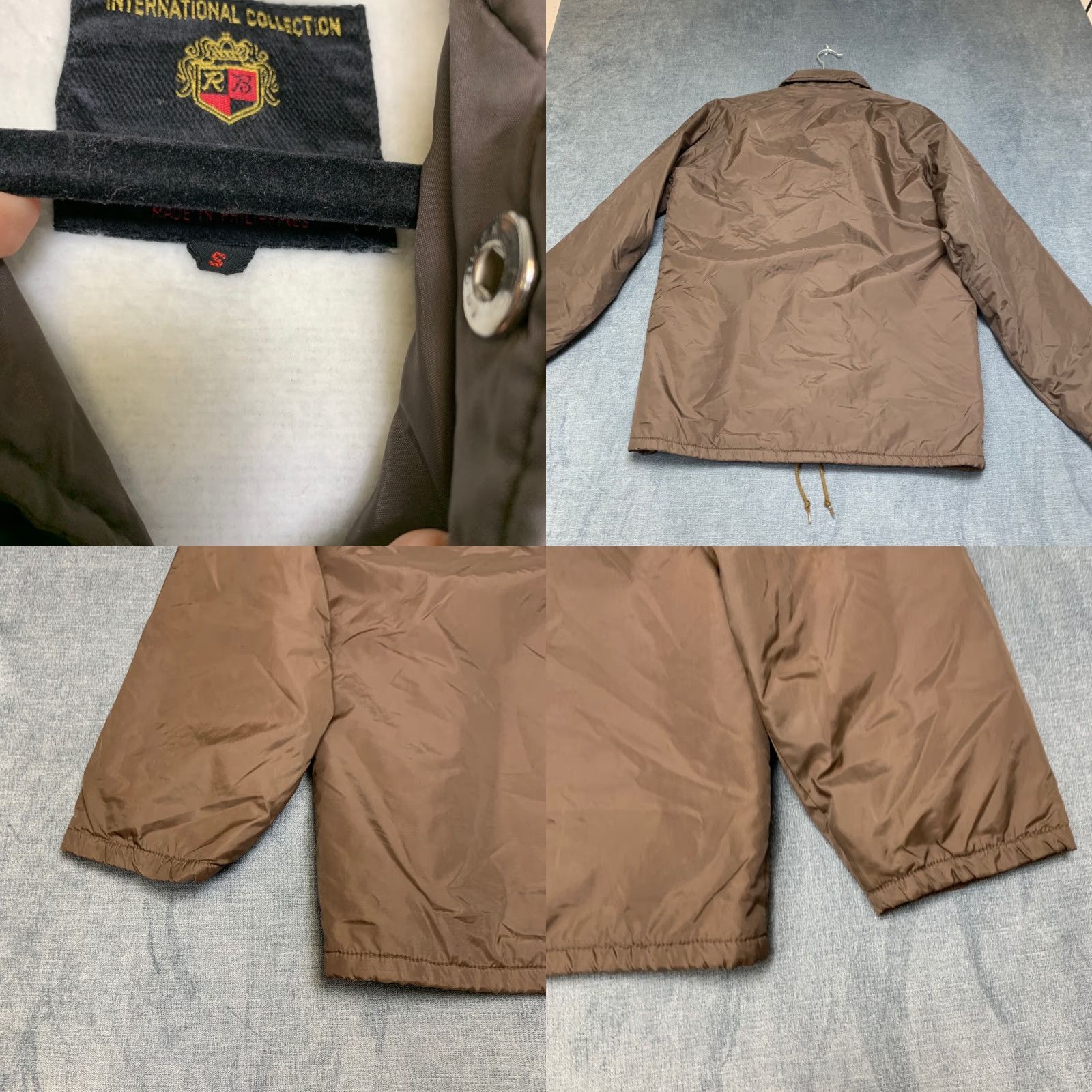 Vintage VINTAGE Richman Brothers Windbreaker Jacket Mens Small Brown Snap Front Outdoor Size US S / EU 44-46 / 1 - 8 Thumbnail