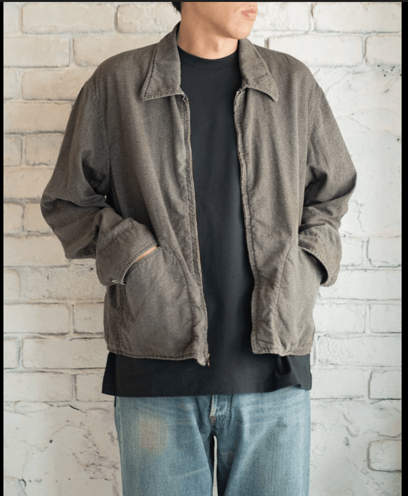 A.PRESSE Vintage Black Chambray Sports Jacket Size US M / EU 48-50 / 2 - 11 Thumbnail