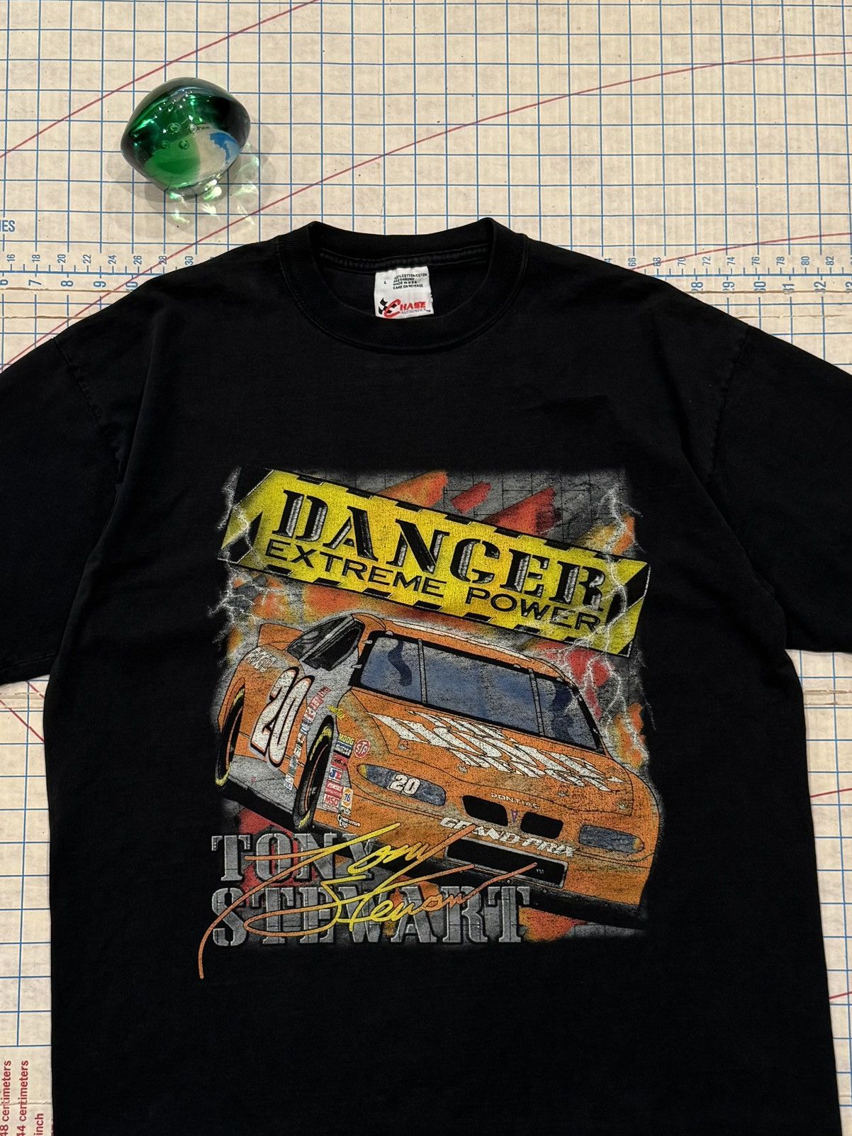 Chase Authentics Vintage Chase Authentic Tony Stewart NASCAR Tee Black Large Size US L / EU 52-54 / 3 - 3 Thumbnail