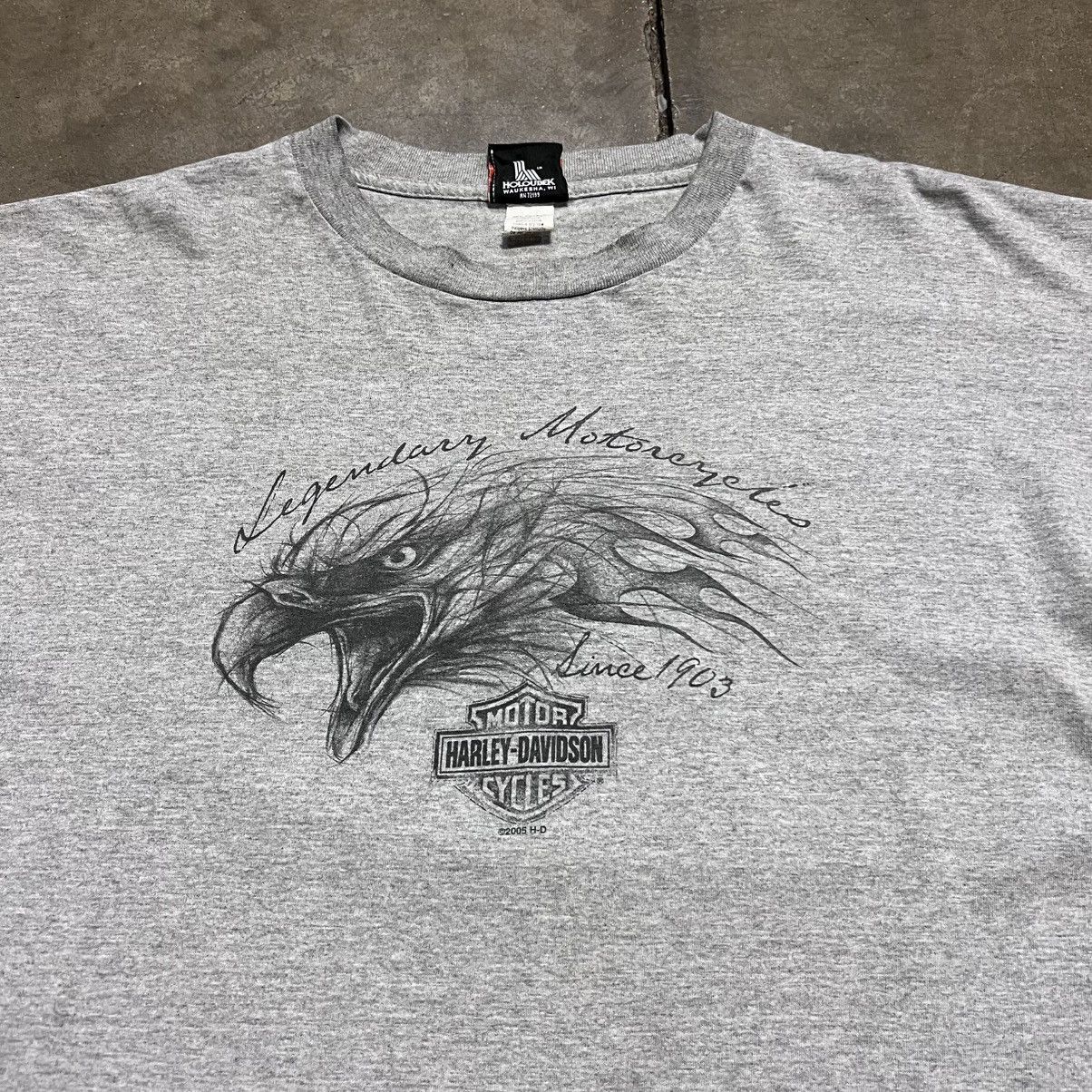 Harley Davidson Vintage Harley Davidson Motorcycle Biker T shirt Kuwait Y2K Size US XXL / EU 58 / 5 - 7 Thumbnail